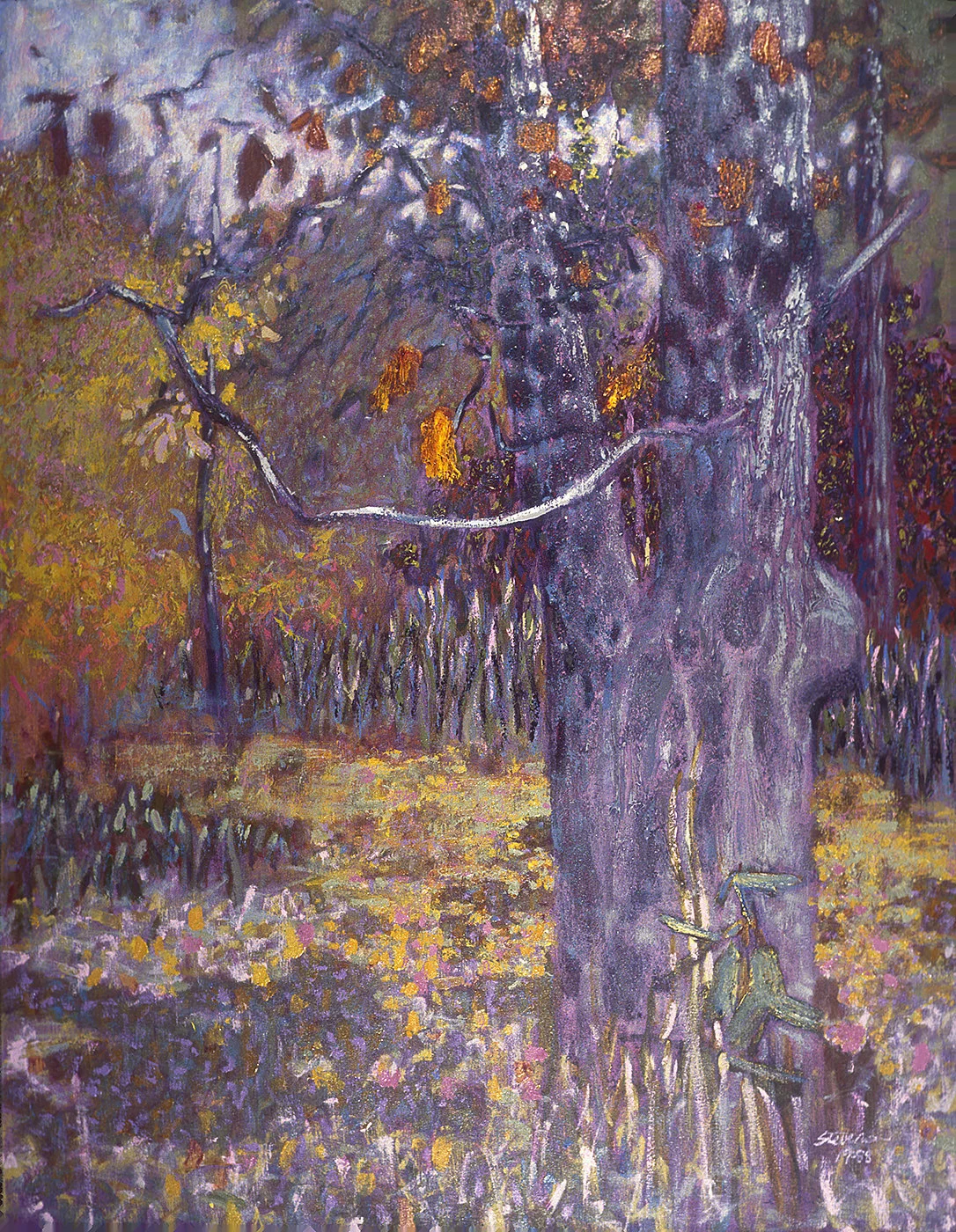 Autumn Oak | oil on canvas | 55 x 43" | 1988