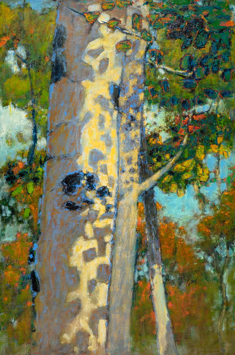 Leafy Shadows | oil on canvas | 48 x 32”