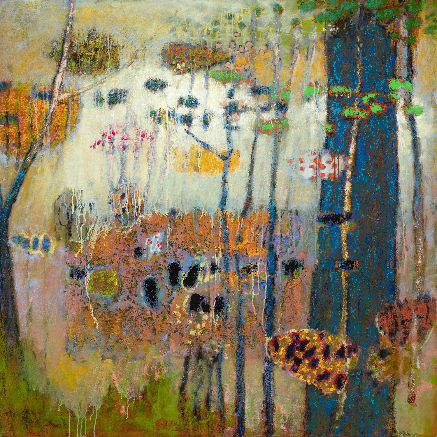 Living Chorus | oil on canvas | 48 x 48" | 2019