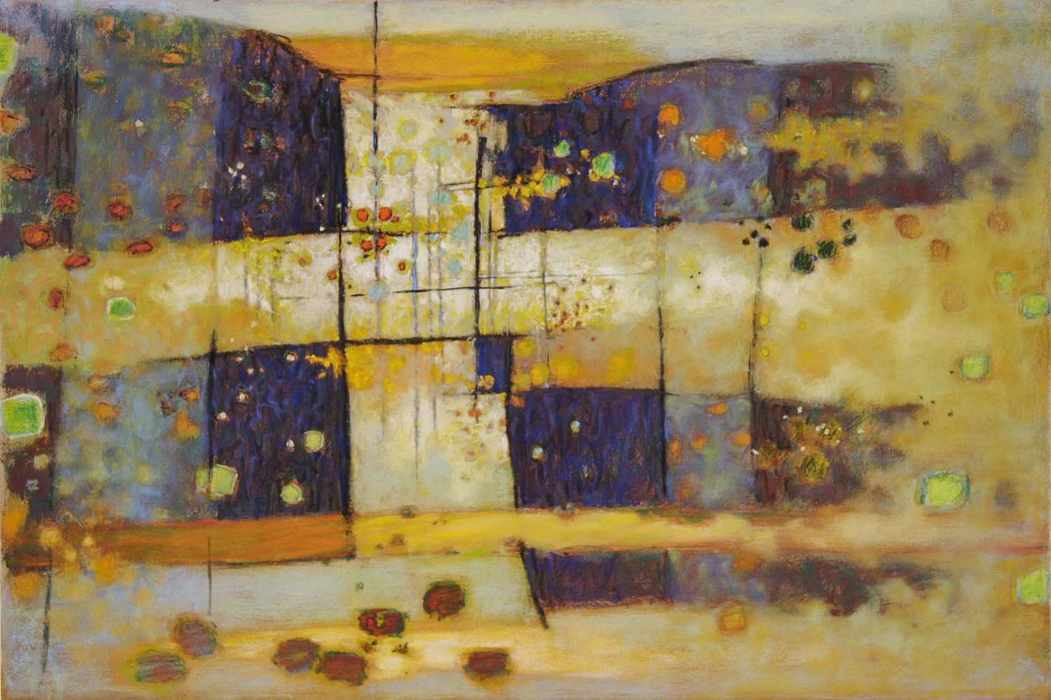 Exceeded Borders | pastel on paper | 26 x 39” | 2007