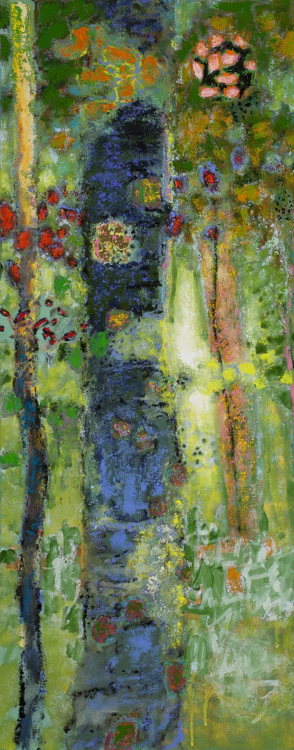 Pierced by the Morning Light | oil on canvas | 48 x 19" | 2014