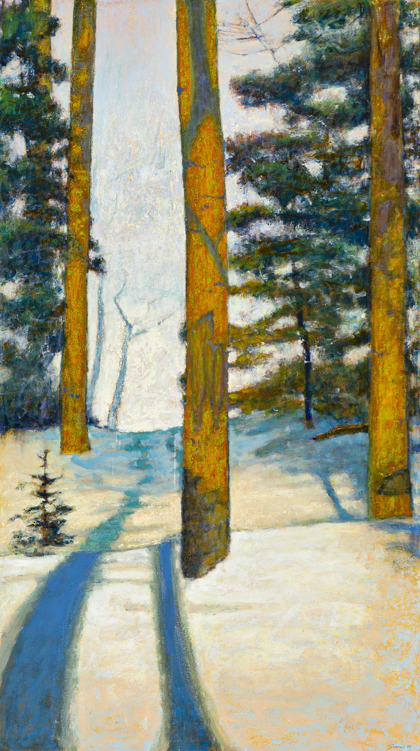 Winter Silence | oil on canvas | 64 x 36” | 2019
