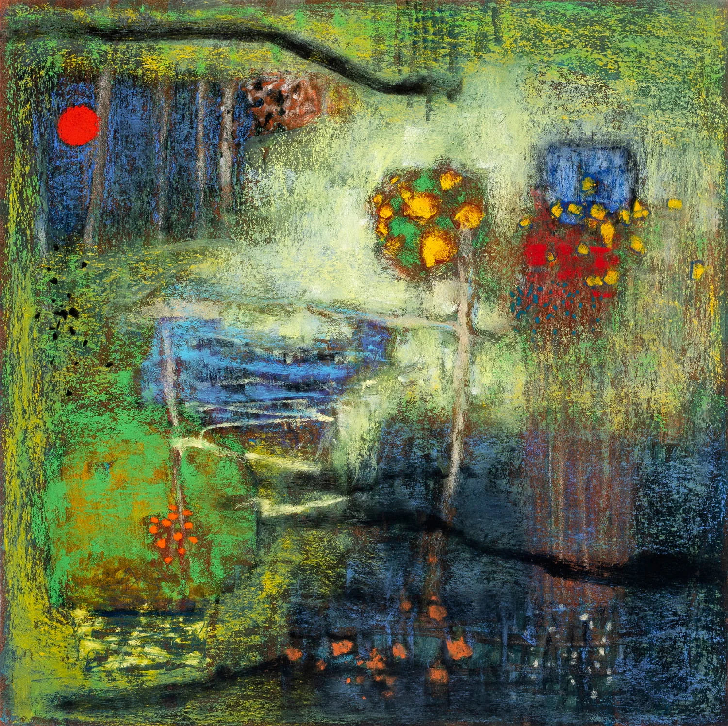 Provenance Within | pastel on paper| 14 x 14” | 2019