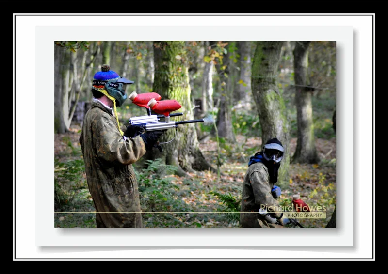 Tina's birthday paintball