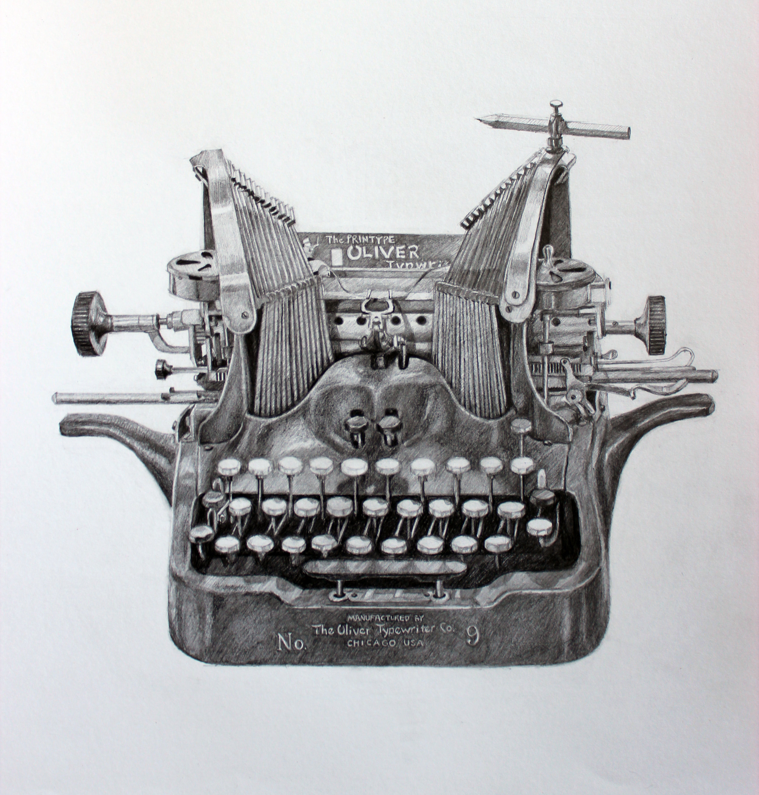 Oliver 18" x 24" Graphite on Paper