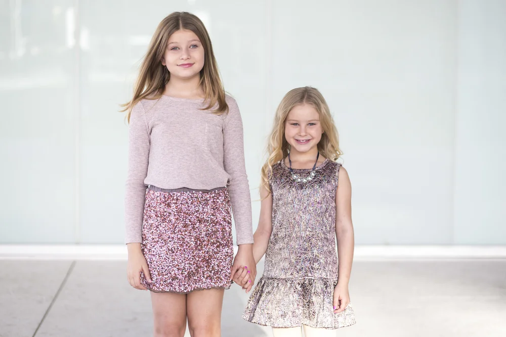 Family session in front of Tampa Museum of Art