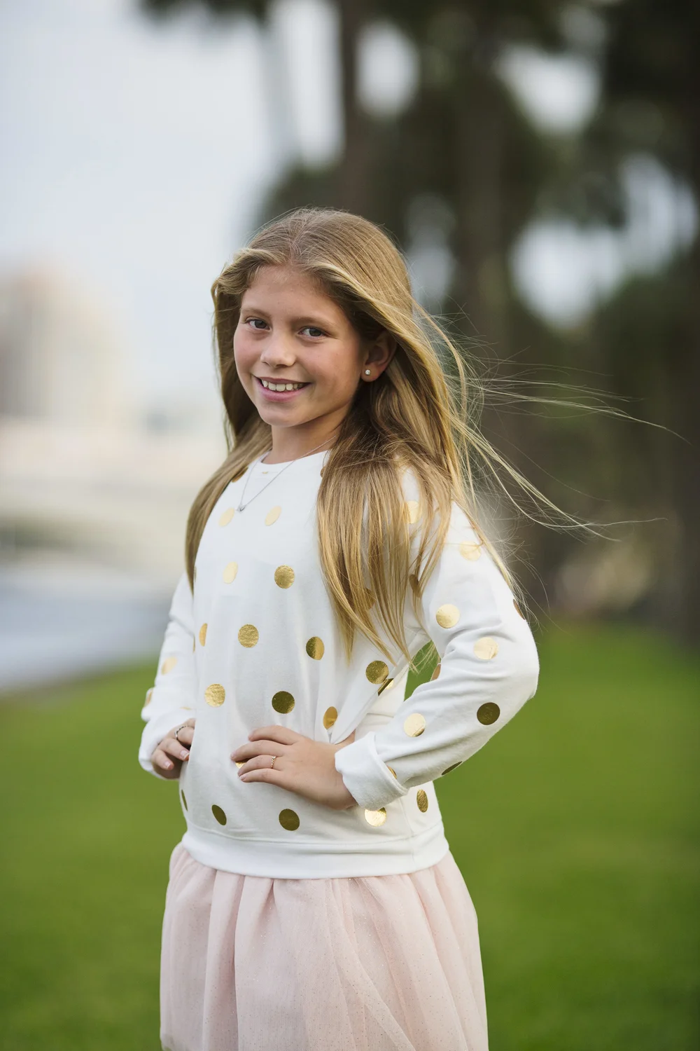 little girl at University of Tampa