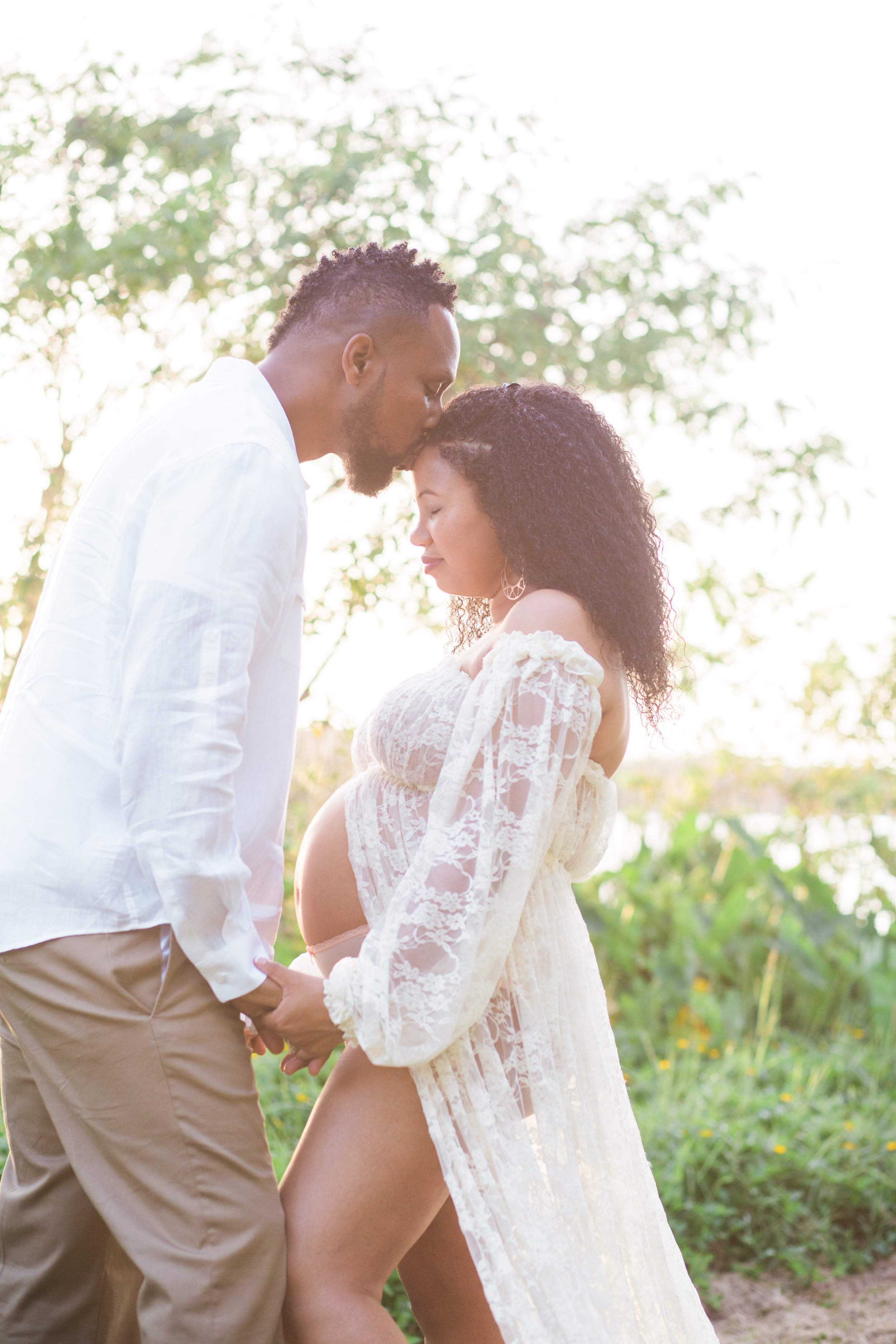 ethereal maternity session lake seminole park