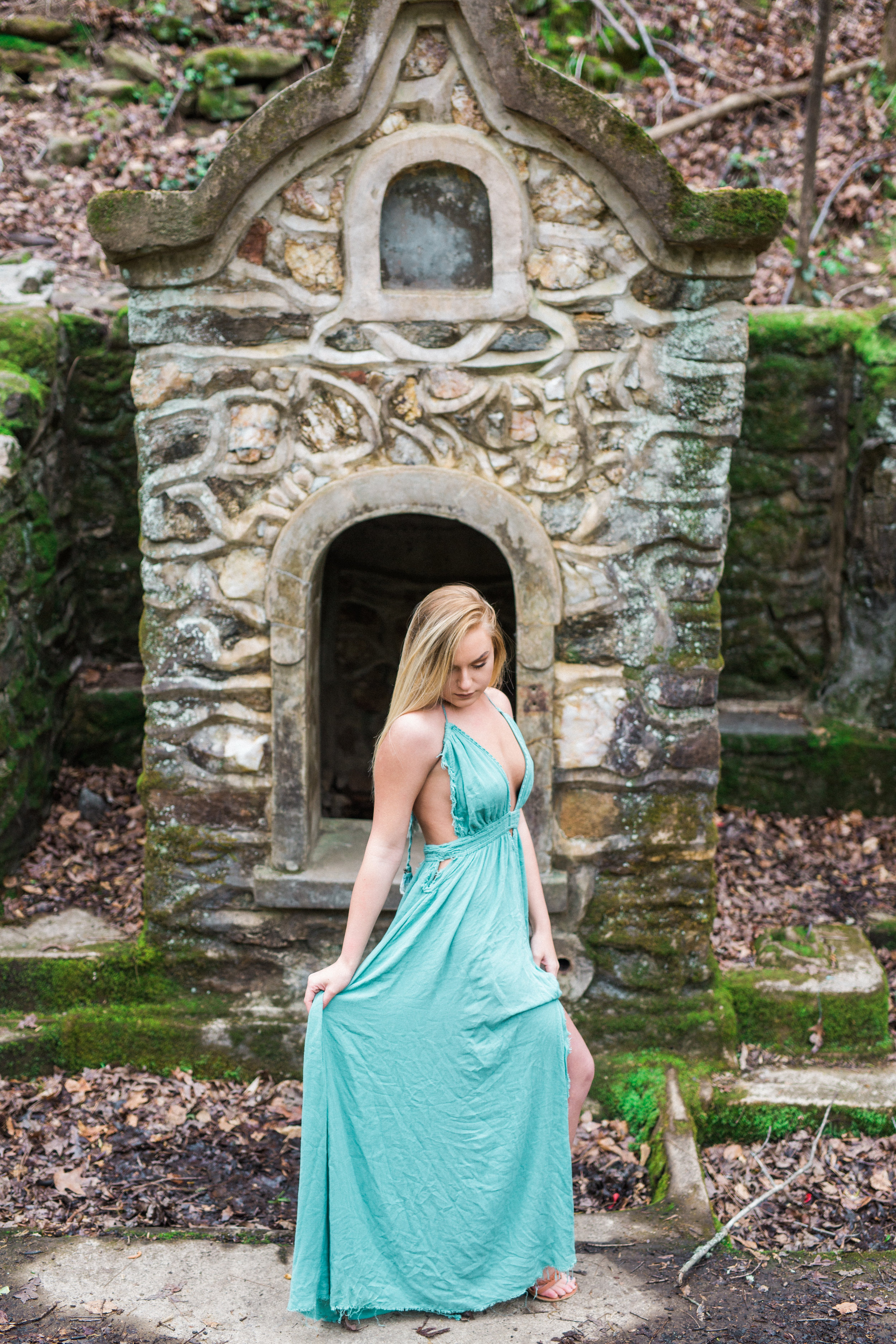 Turquoise Engagement Gown