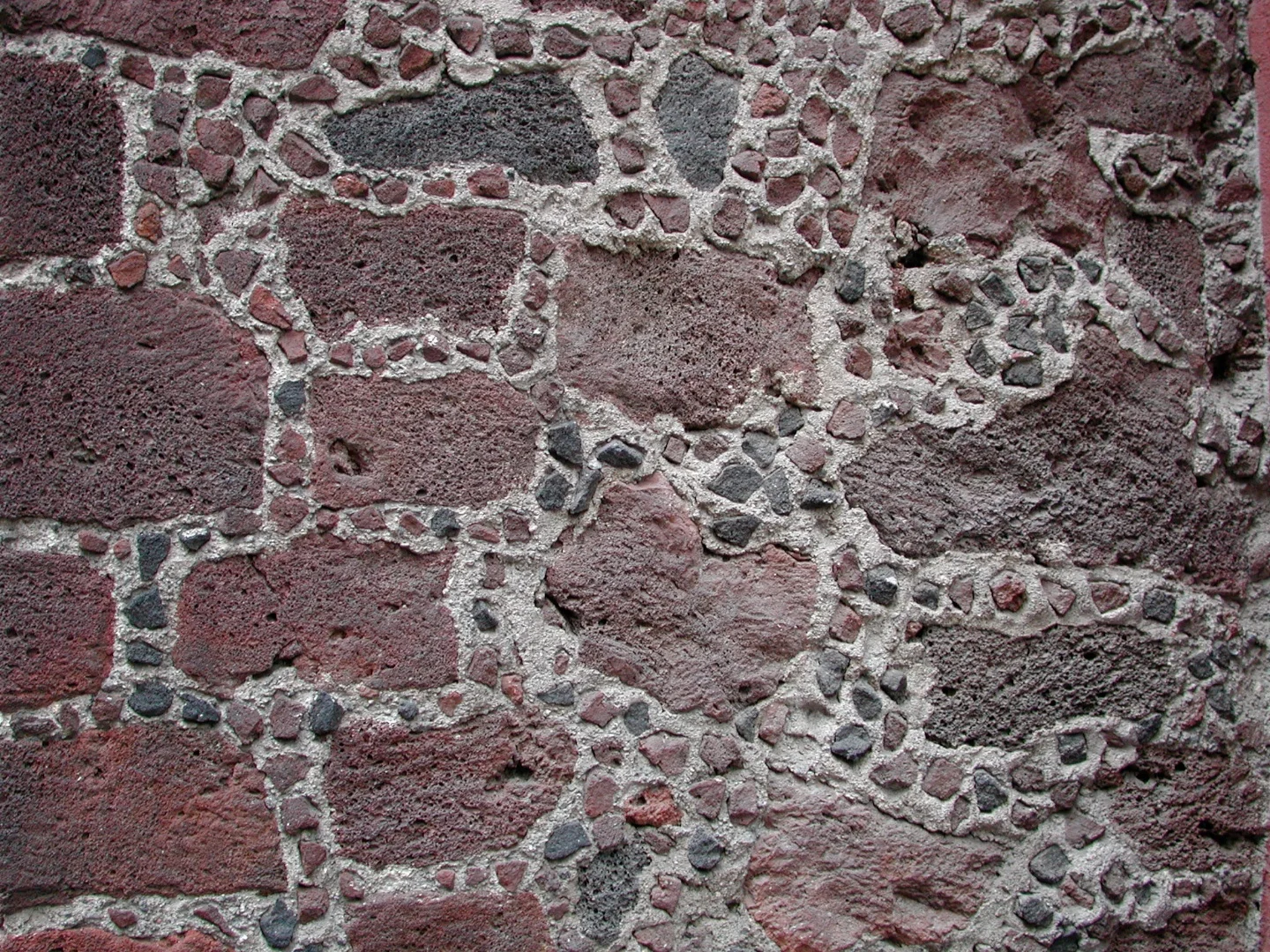 Red Shapes with Black & White, Mexico City, Mexico 2001