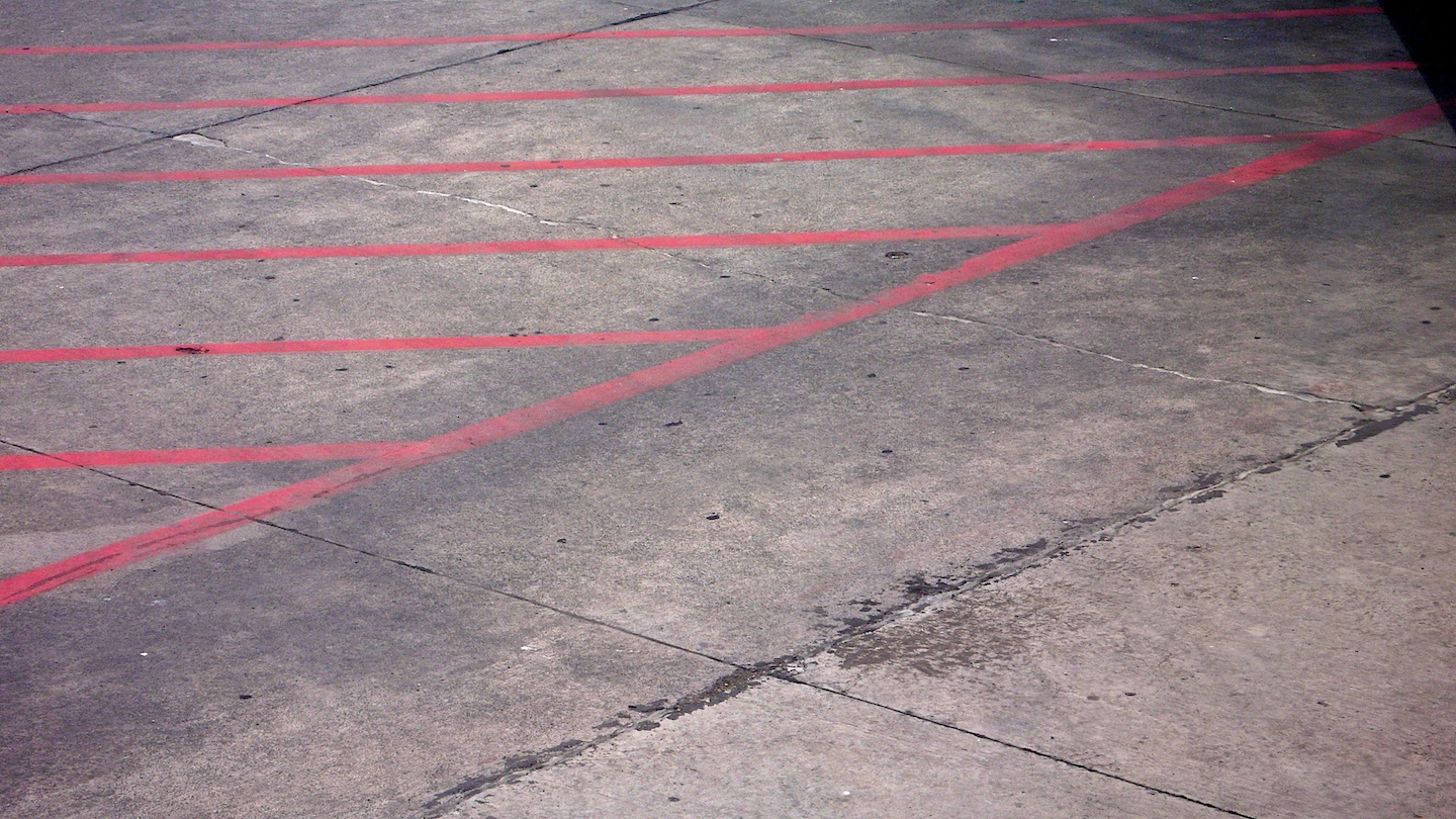 Red Stripes Bound by a Diagonal, Guadalajara, Jalisco 2007