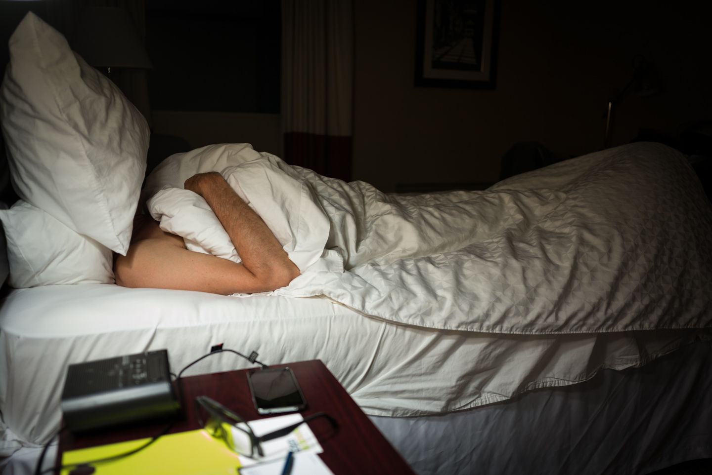 Dennis Sleeping. Asheville, North Carolina 2015