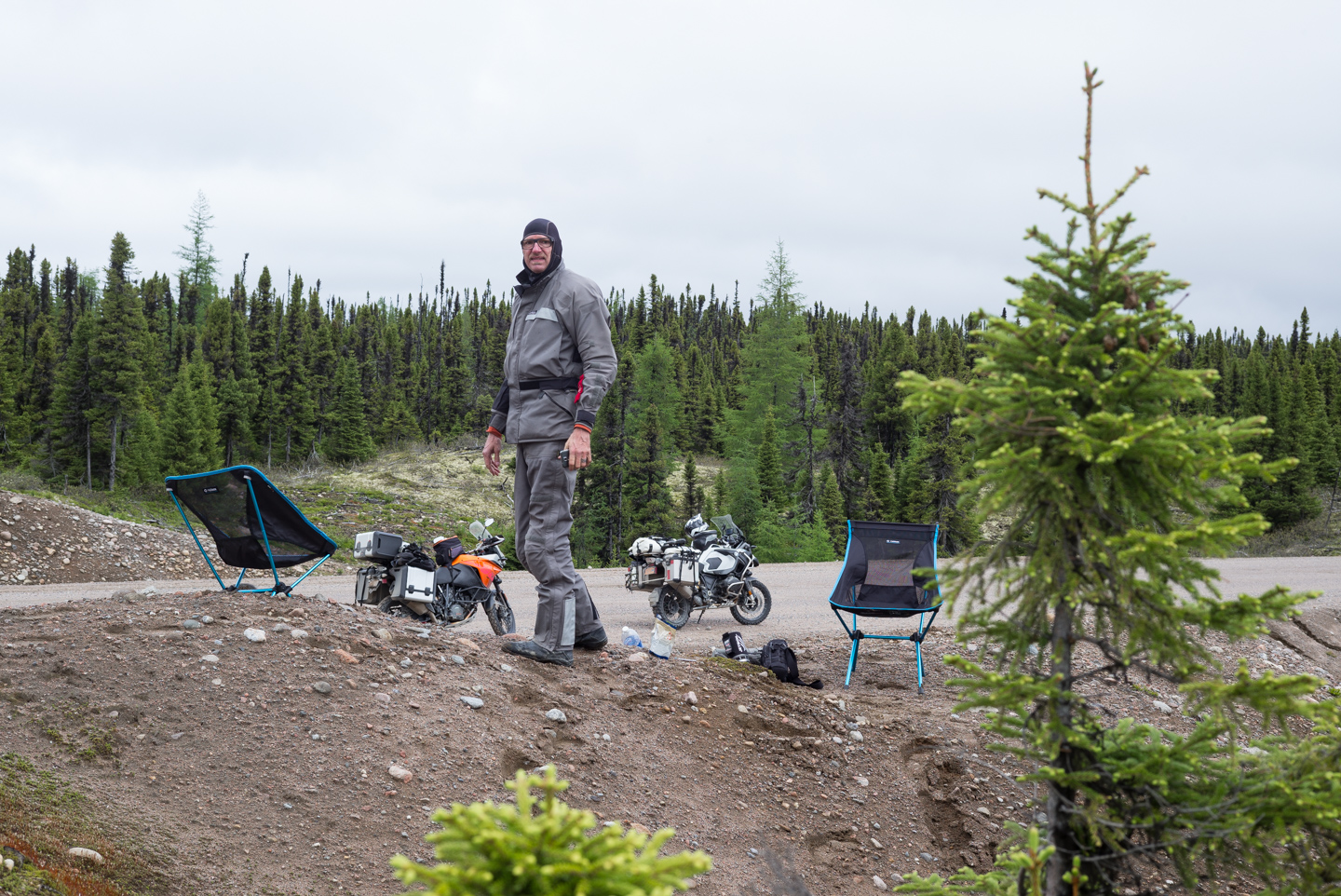 Picnic on the Trans Labrador Highway. Between Goose Bay and Port Hope Simpson, Labrador 2016