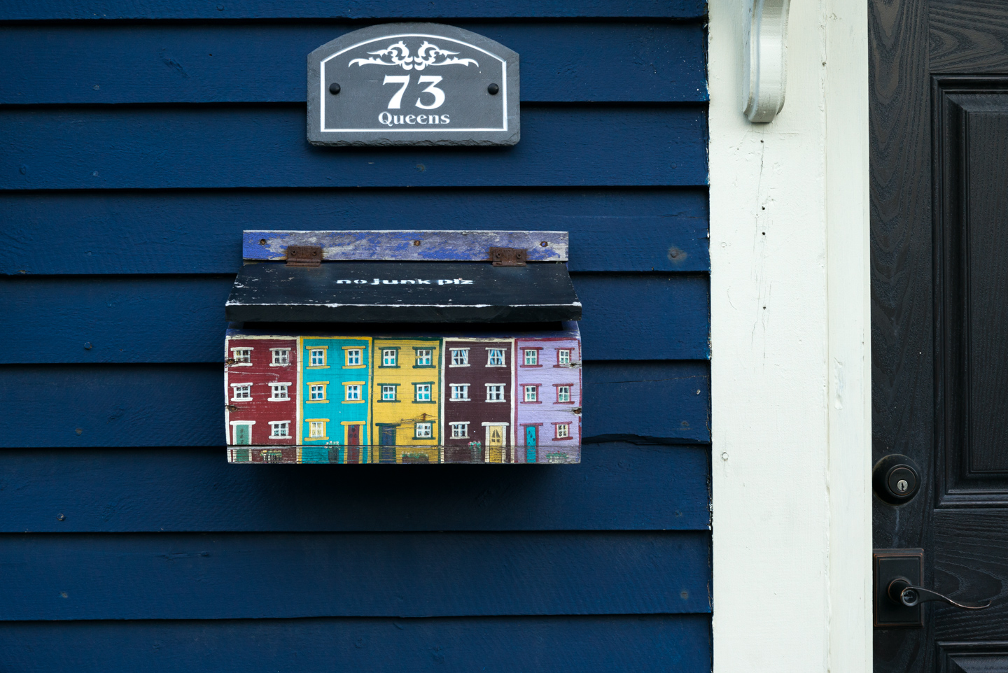 Jellybean houses mailbox. St. John’s, Newfoundland 2016