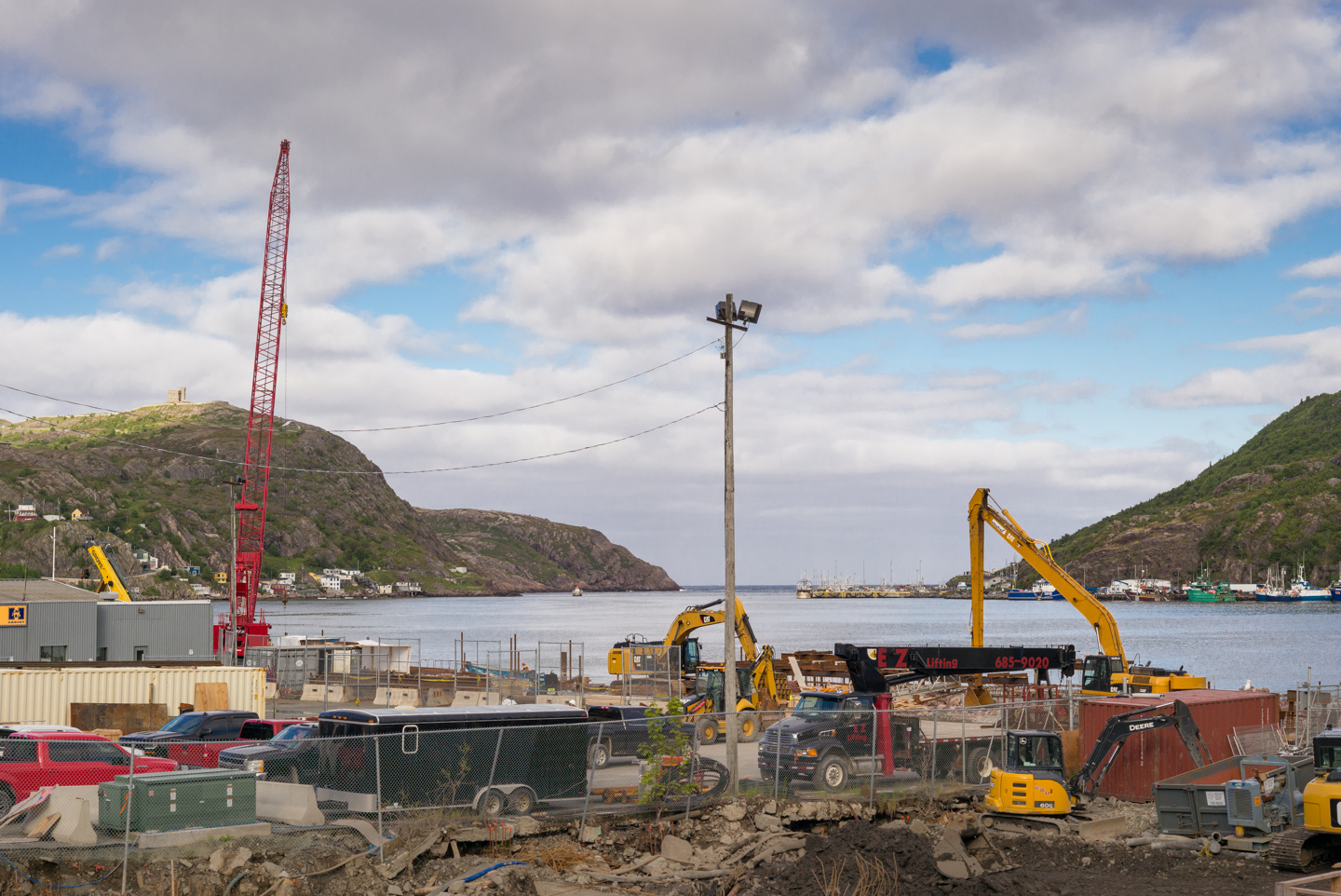 Construction in the harbor. St. John’s, Newfoundland 2016