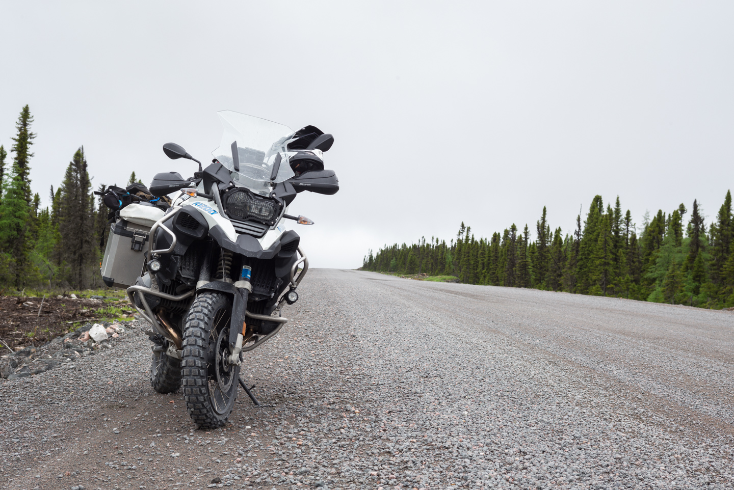 My moto, Trans Labrador Highway. Between Goose Bay and Port Hope Simpson, Labrador 2016