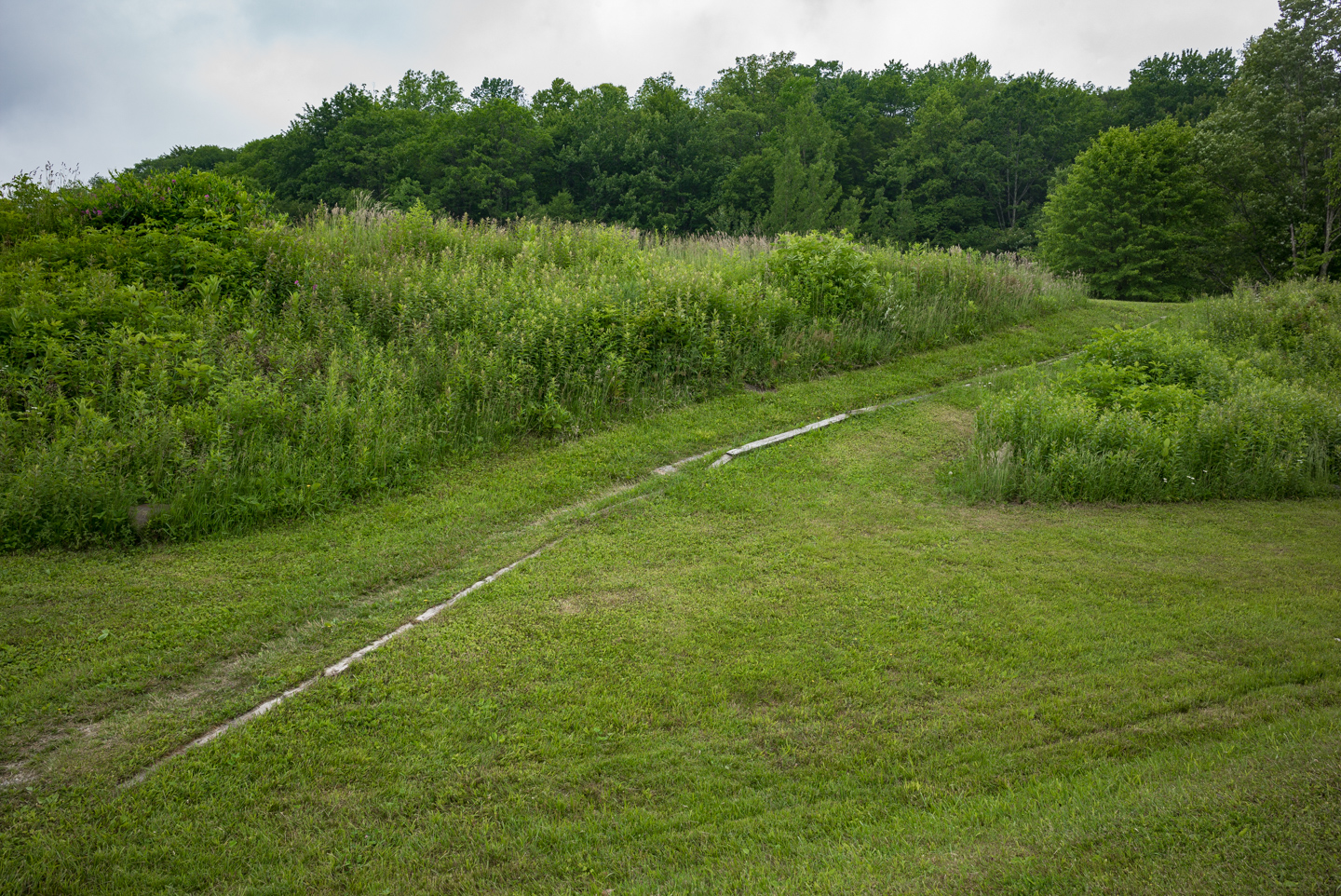 Stairs to the Shore of the Lake. Summit Lake, West Virginia 2015
