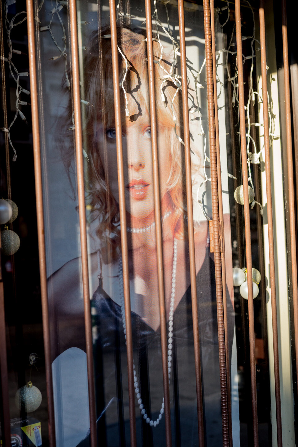 Woman behind Bars. Greenpoint, Brooklyn 2015