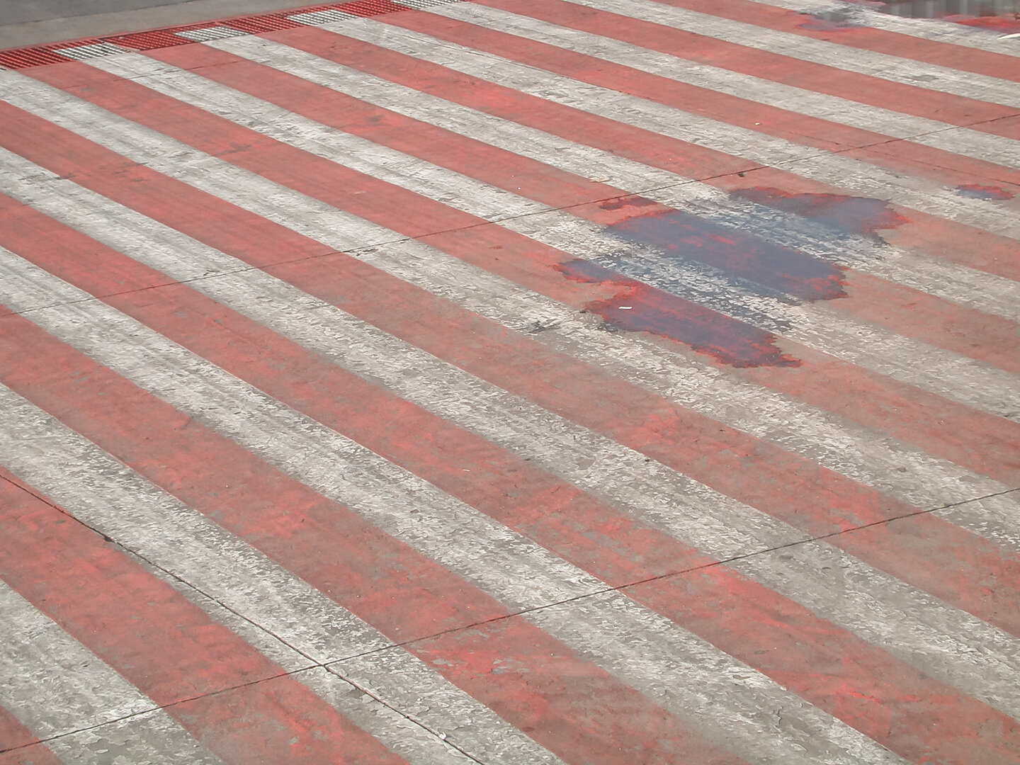 White & Pale Red Stripes, Mexico City, Mexico 2001