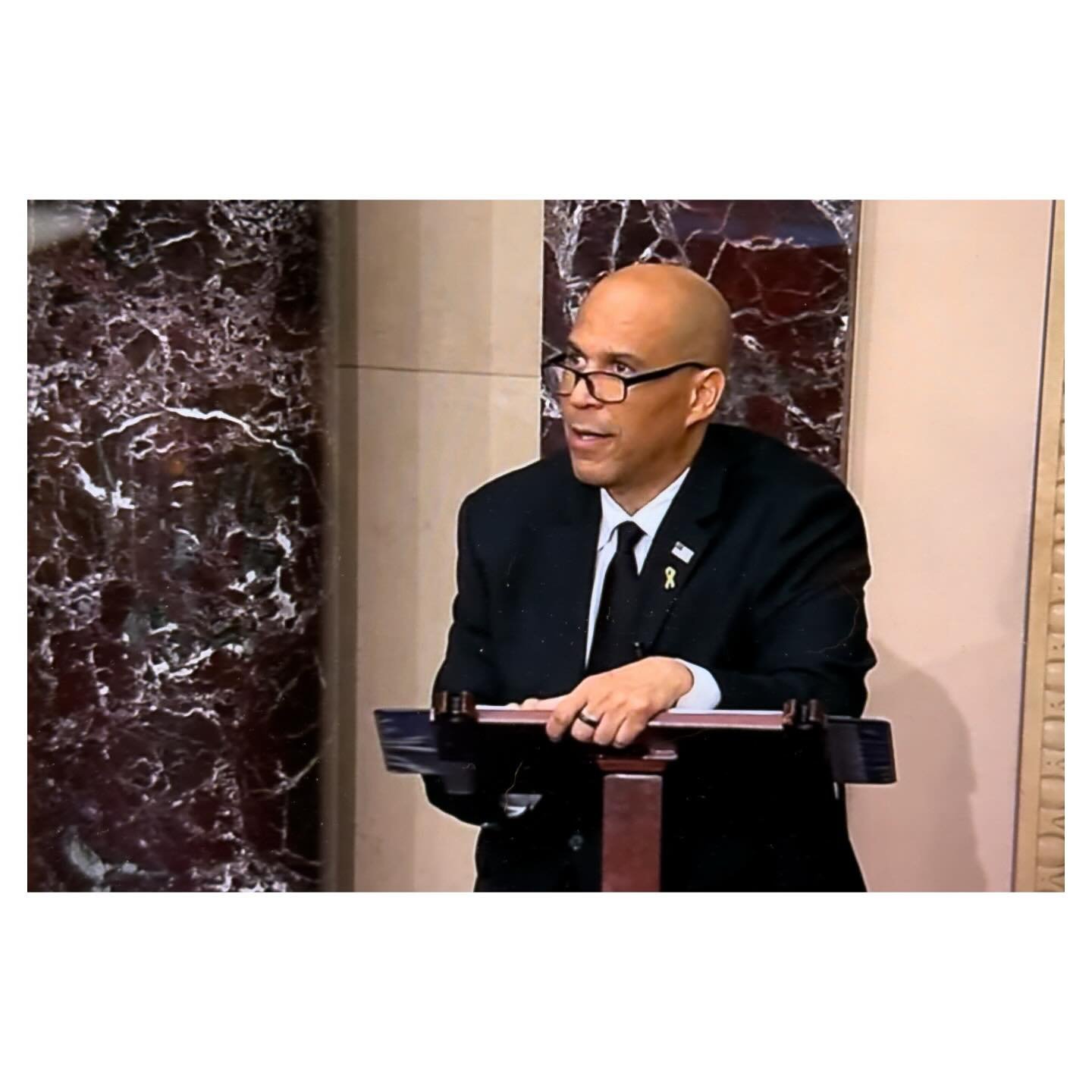 This great American, this patriot, this representative of the people all the people, this knowledgeable articulate brave and energetic man, this honorable man has moved me to tears today