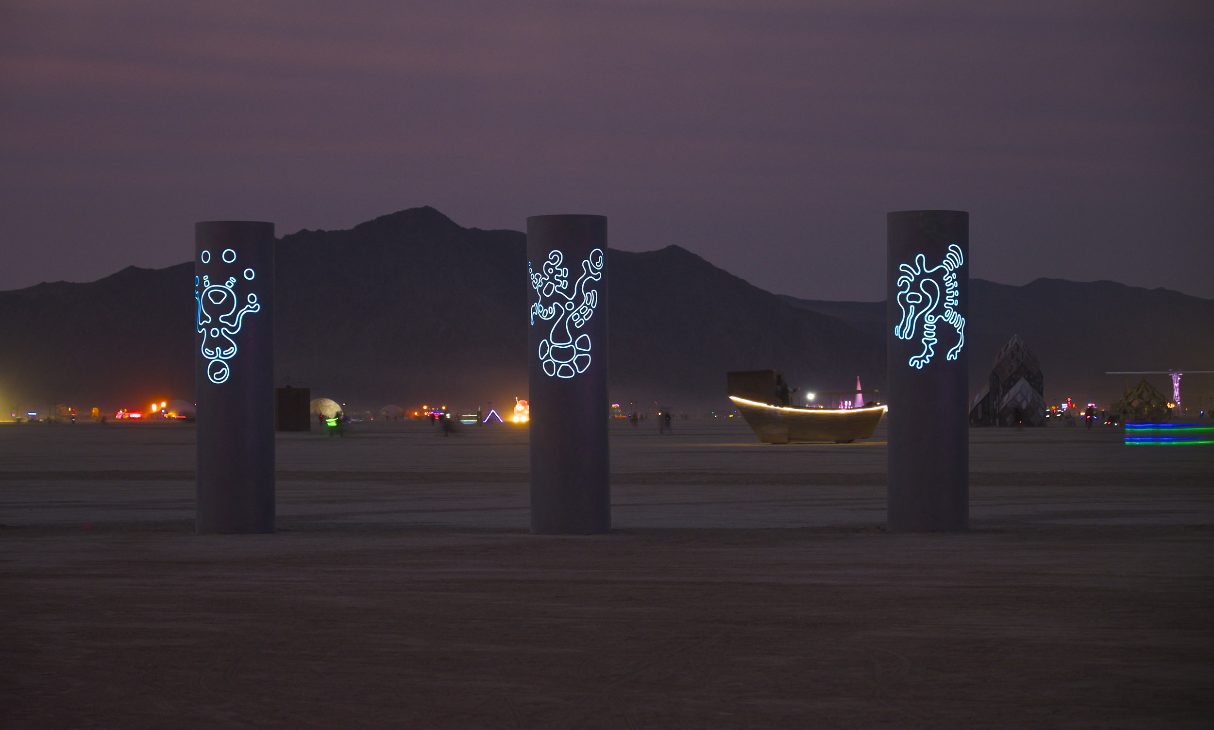 Out on the playa at Burning Man 2013