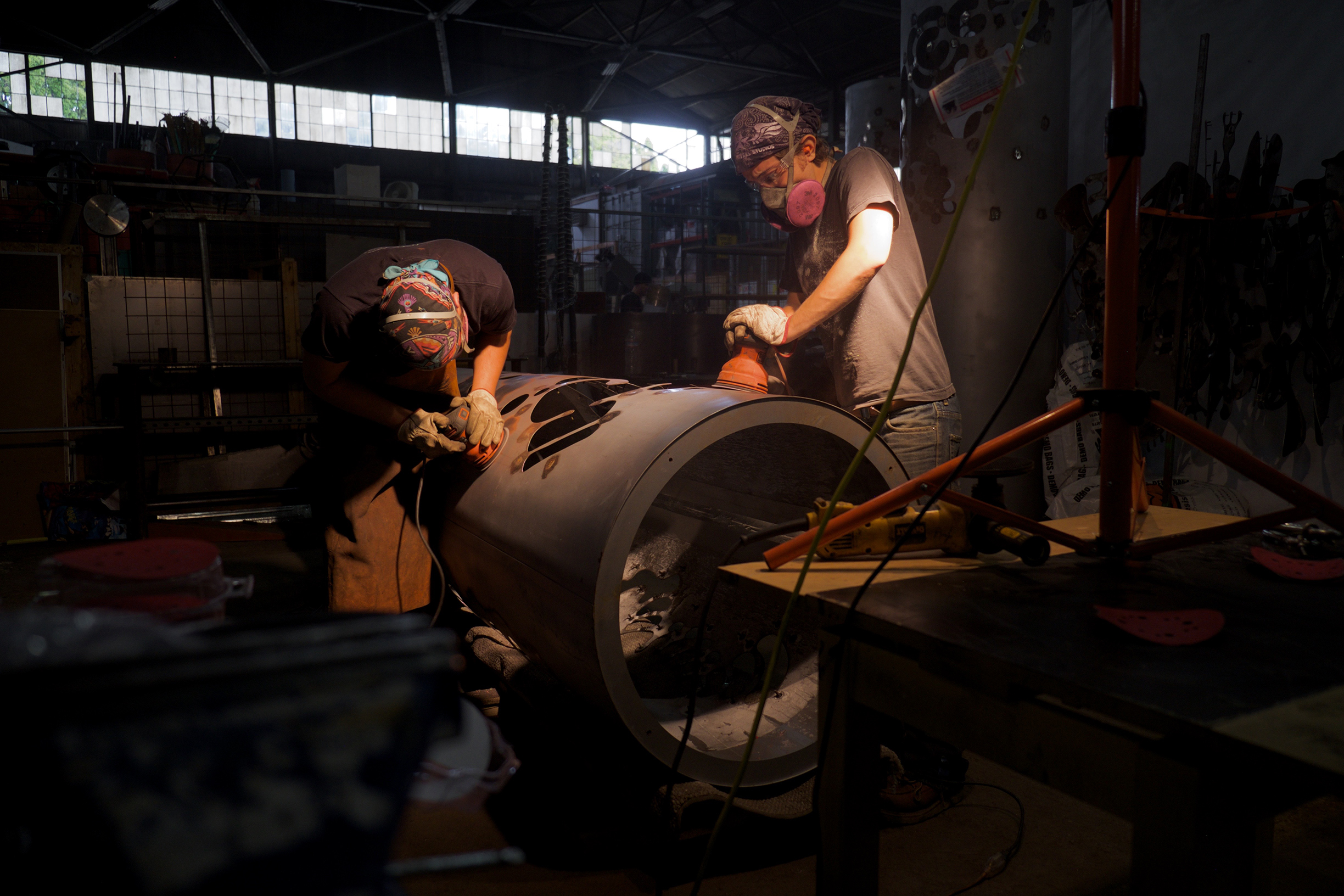 At American Steel Studios with David & Nathan!