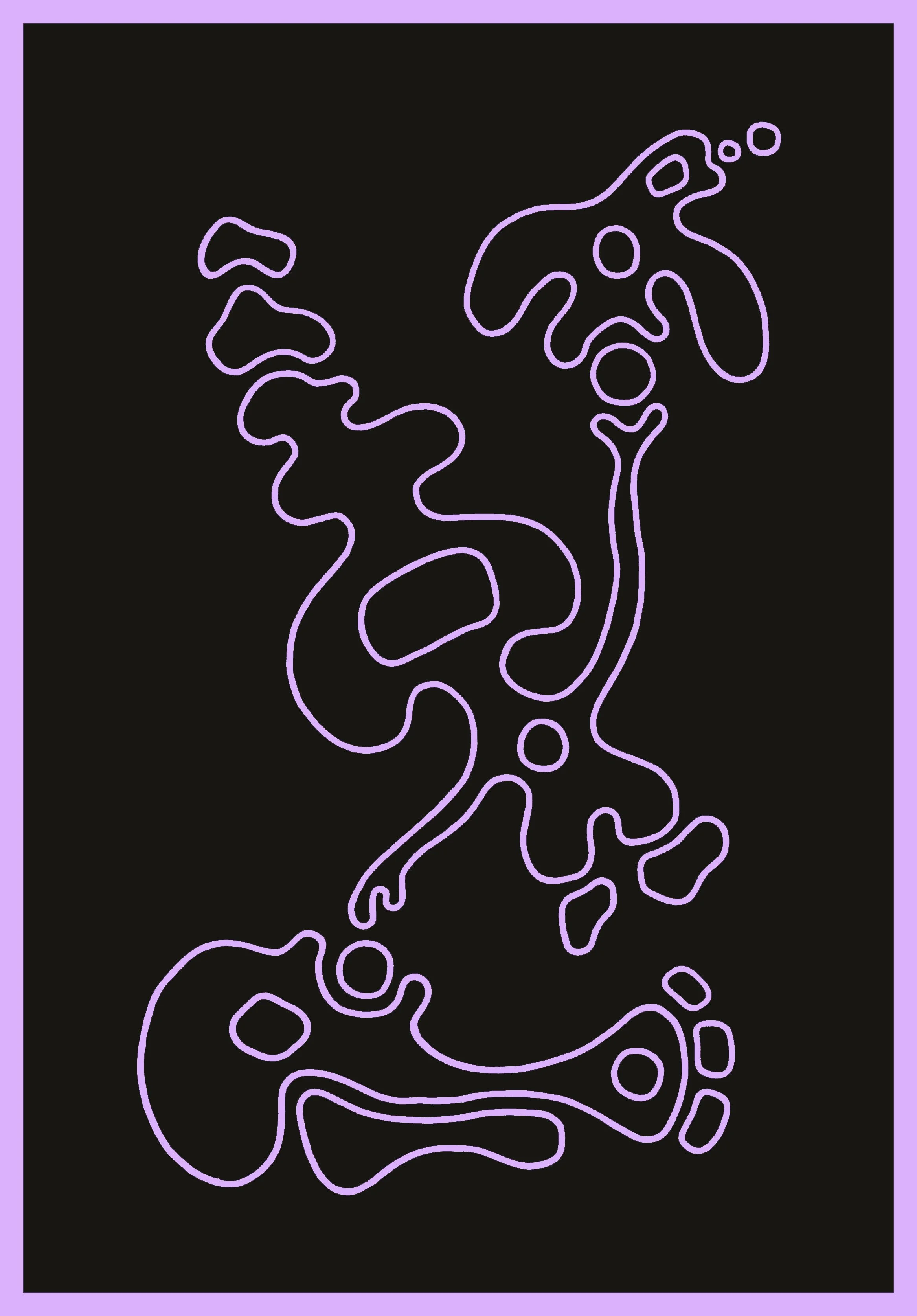 Moving to formlessness. Death, change, transformation. 