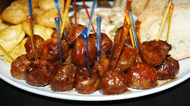 Who's winning? I am because I have appetizers bitch!