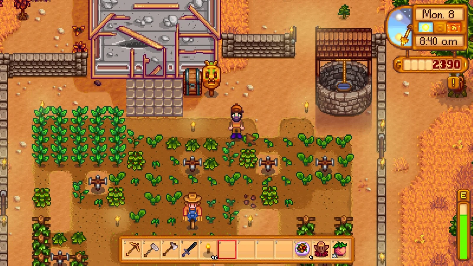 Well the crops are all watered. Now there’s Gold in them there mines!