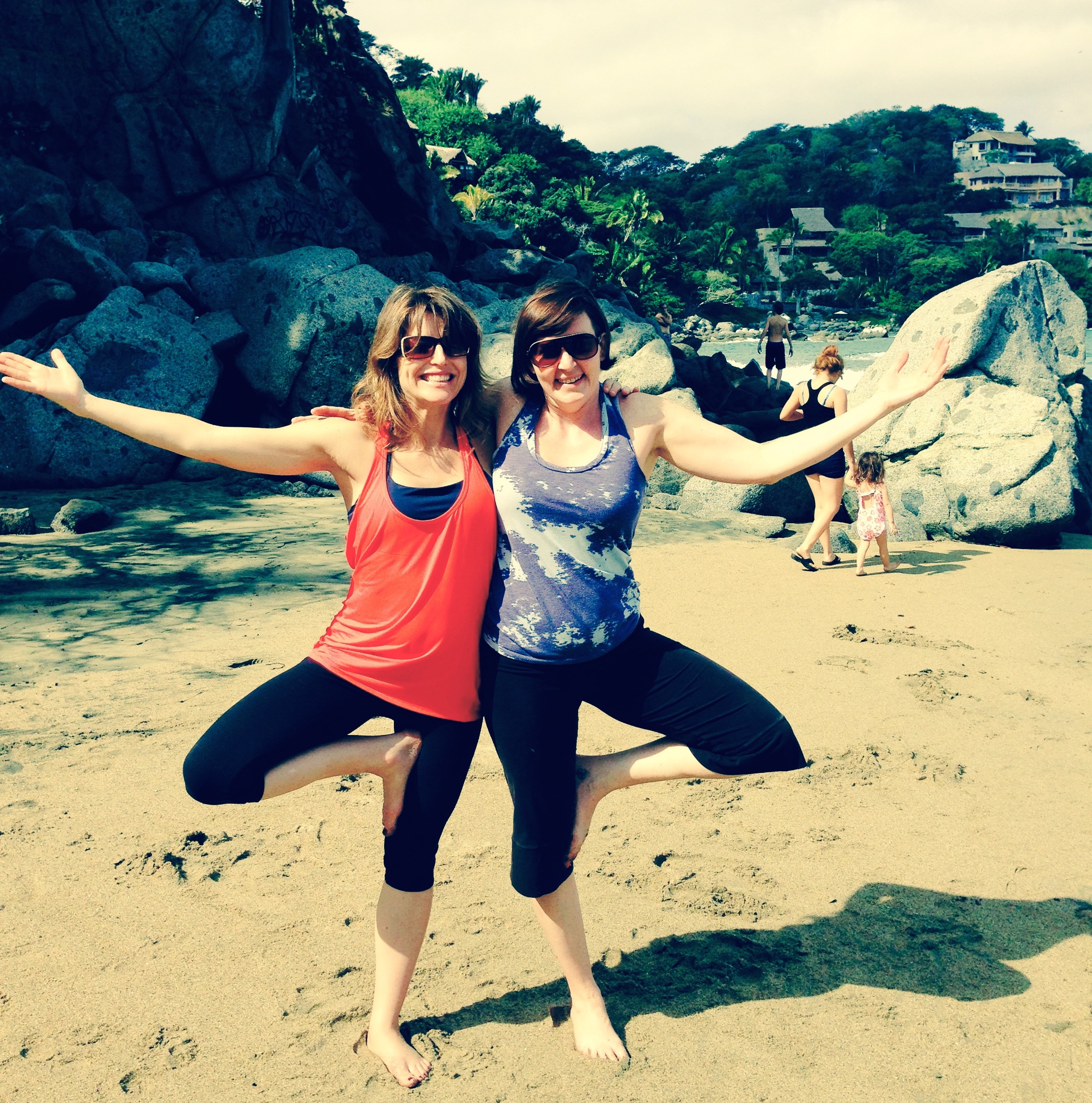 Renee & Melanie at the Om for the Holidays Retreat 2014!