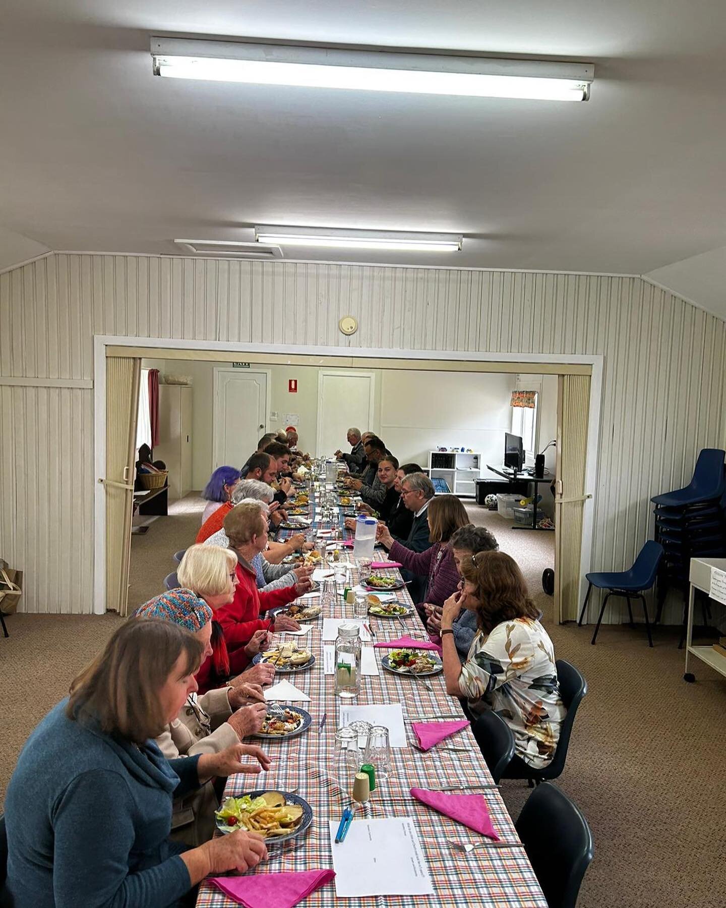 We had such a wonderful church lunch last month! 😍
Our next church lunch is coming up and what a better way to enjoy Spring than with a BBQ in the church courtyard! Come and enjoy a meal and chat with us on Sunday the 10th of September at 12:00pm. ☀