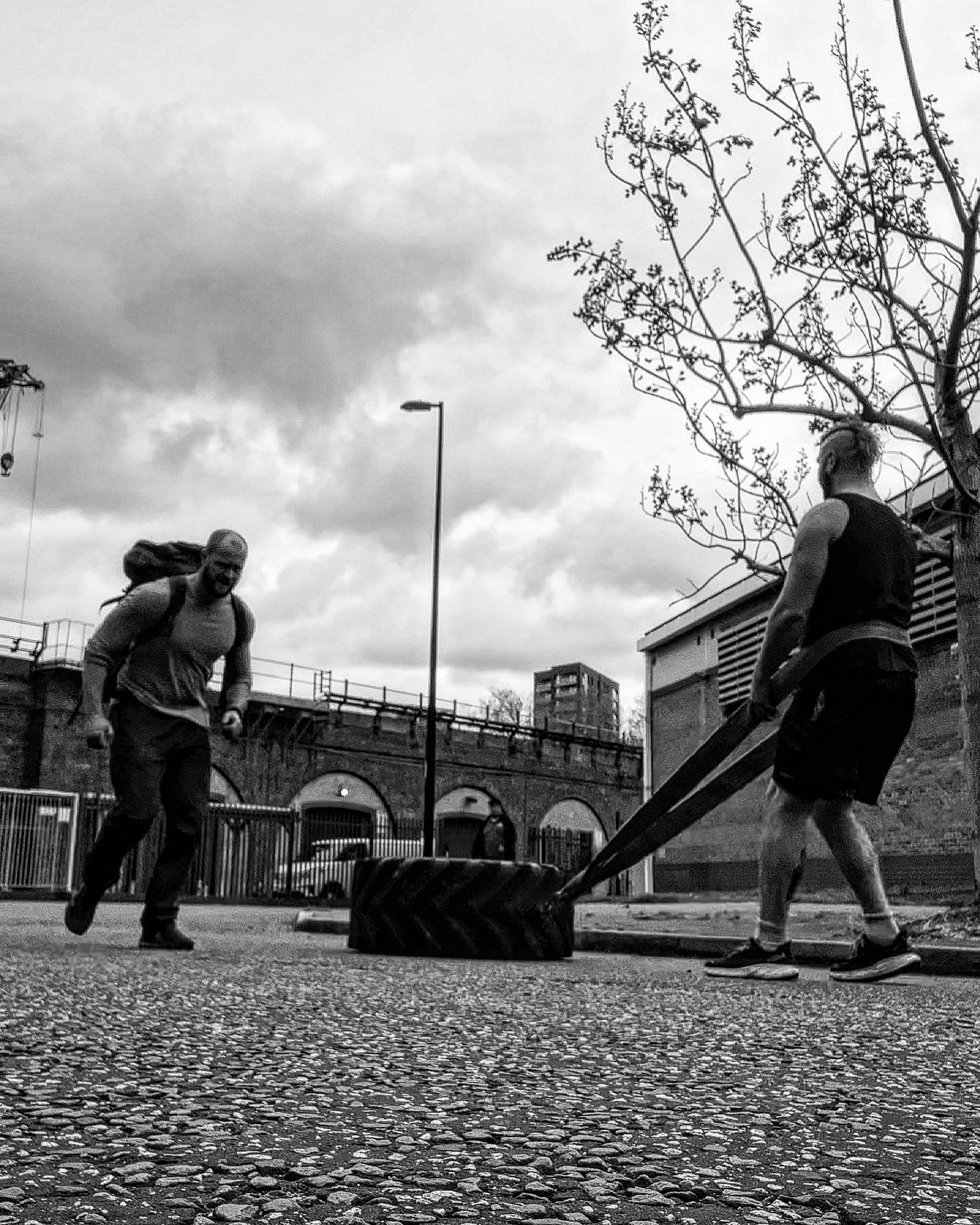 The Dreadnaught challenge will be tough - but the training is a lot of fun.

Some see a carpark in #deptford with strangers shouting &ldquo;how heavy is that?&rdquo; &ldquo;Go on - go a bit faster&rdquo; and &ldquo;You know Tyres are round for a reas