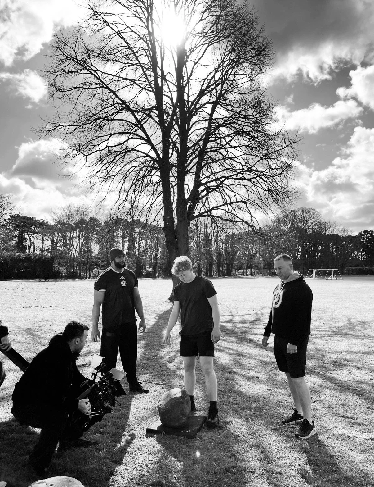 Filming EE's 'Yes Boys' Campaign: Stone Lifting, Strength and Supporting Each Other