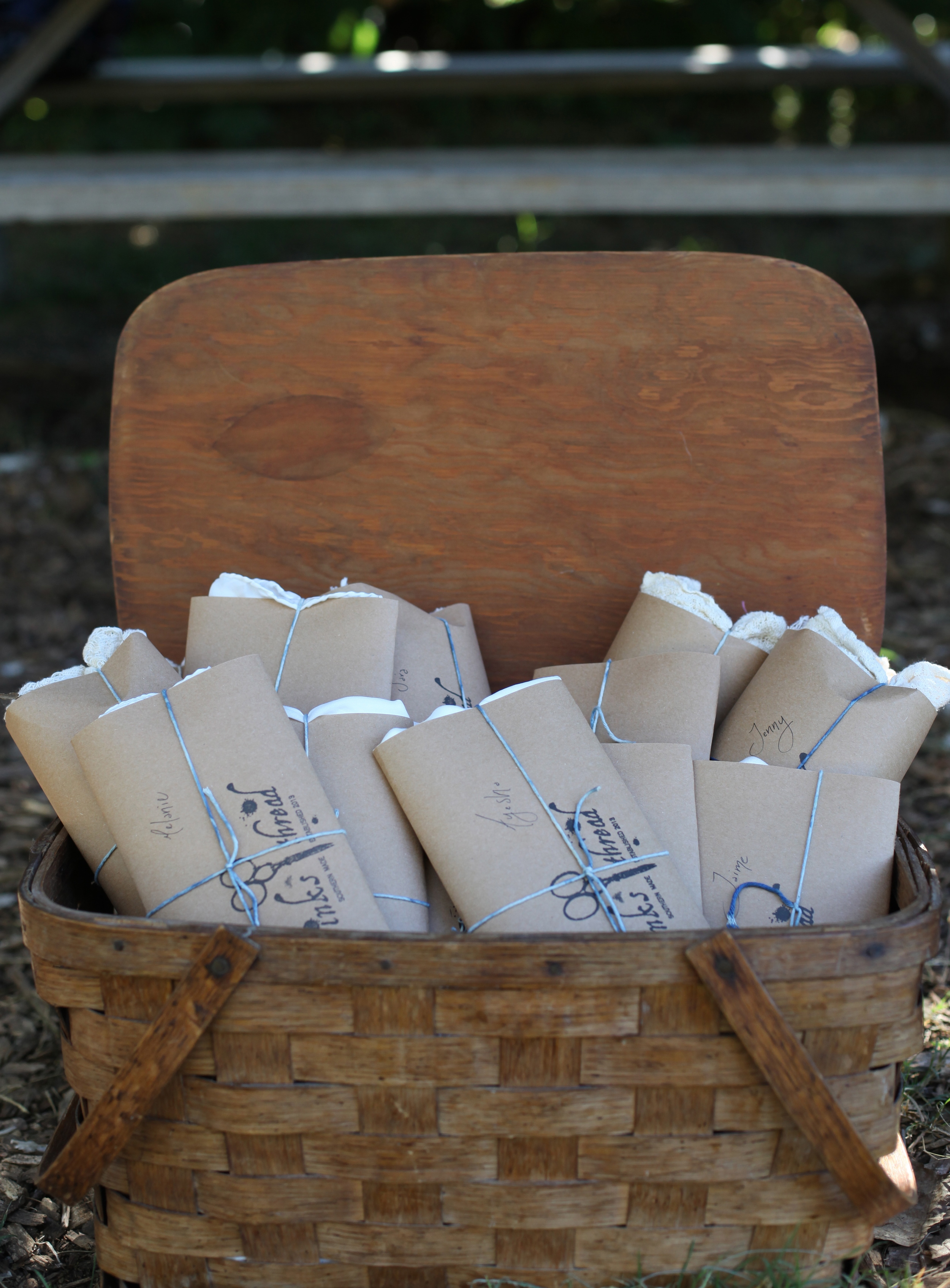 Dye kits for the guests