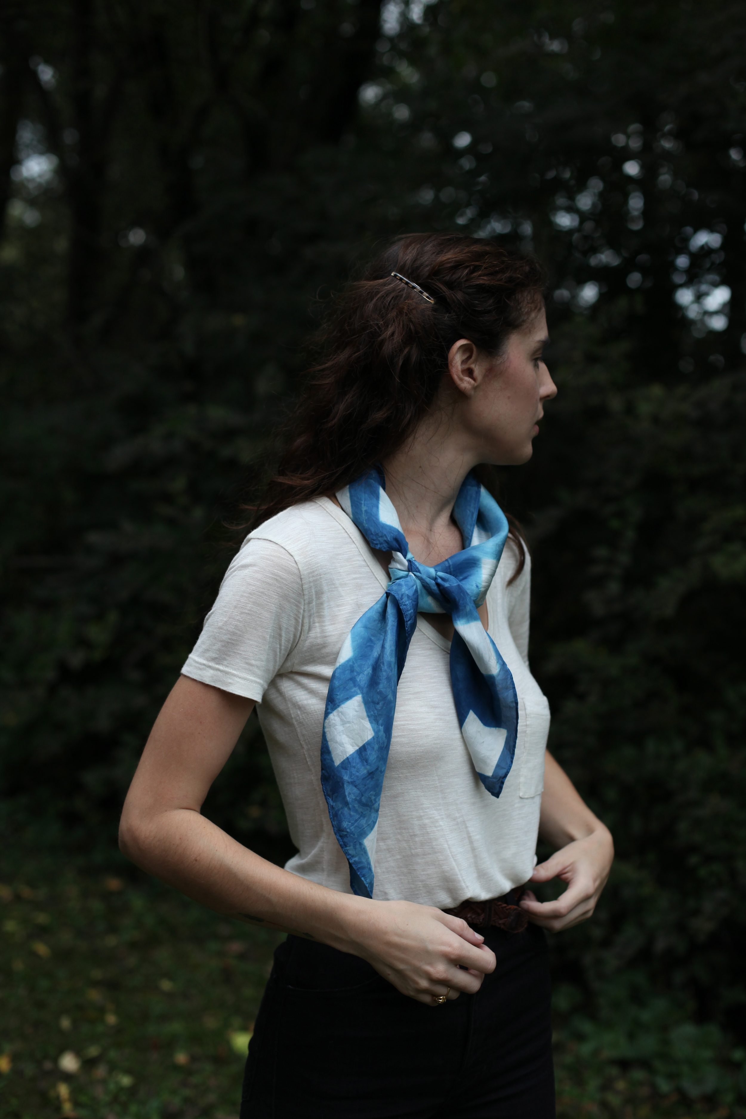 inks+thread indigo scarf