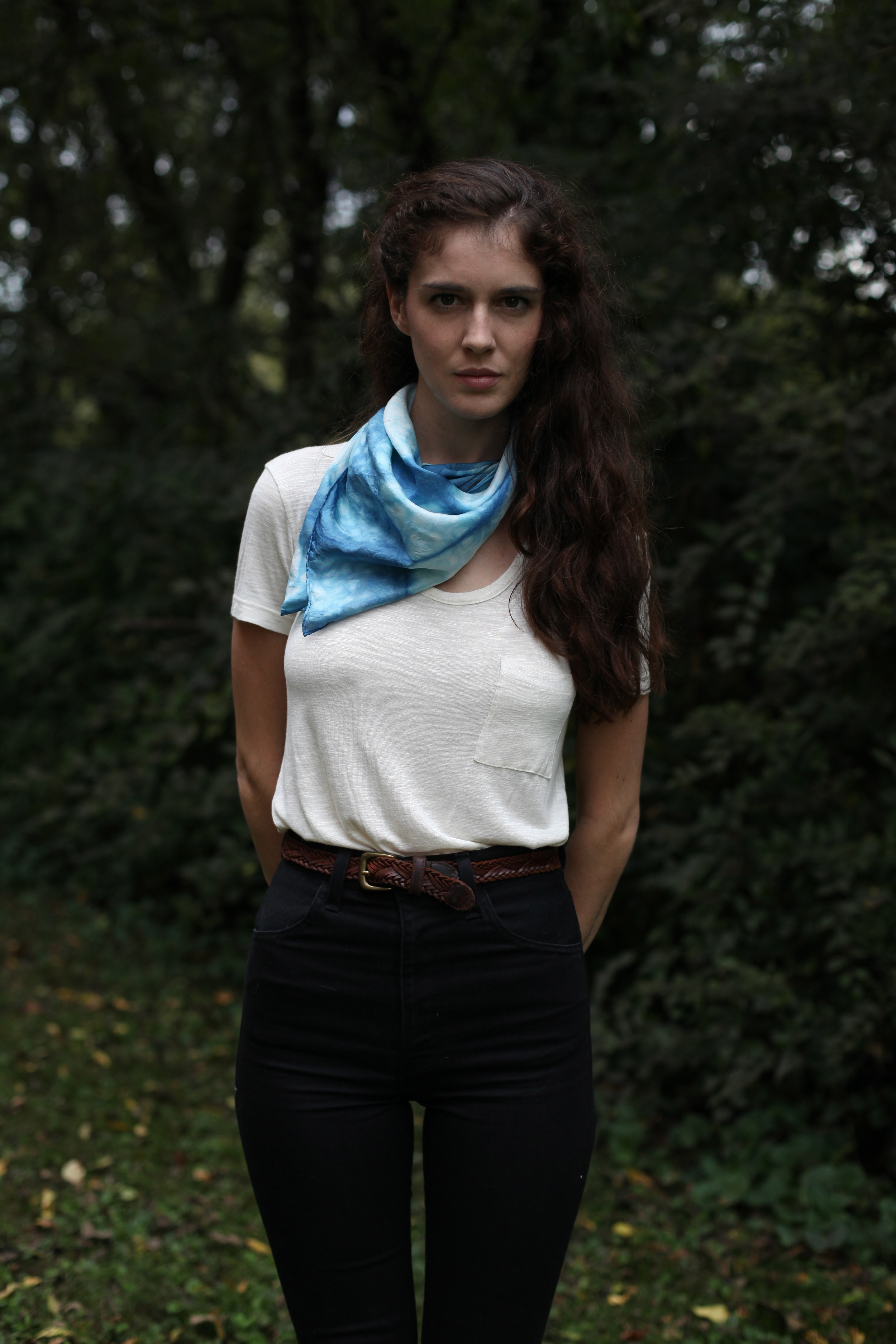 inks+thread indigo scarf