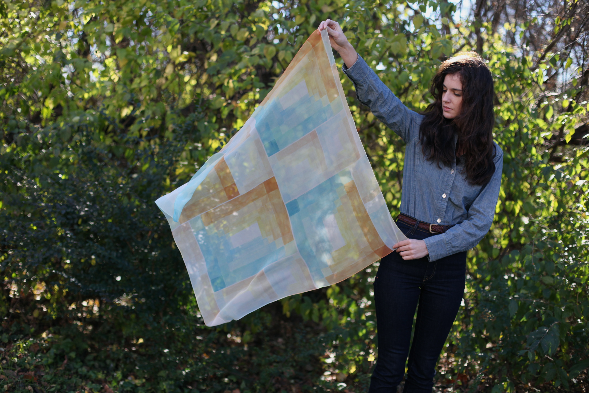 Kaleidoscope Scarf by inks+thread