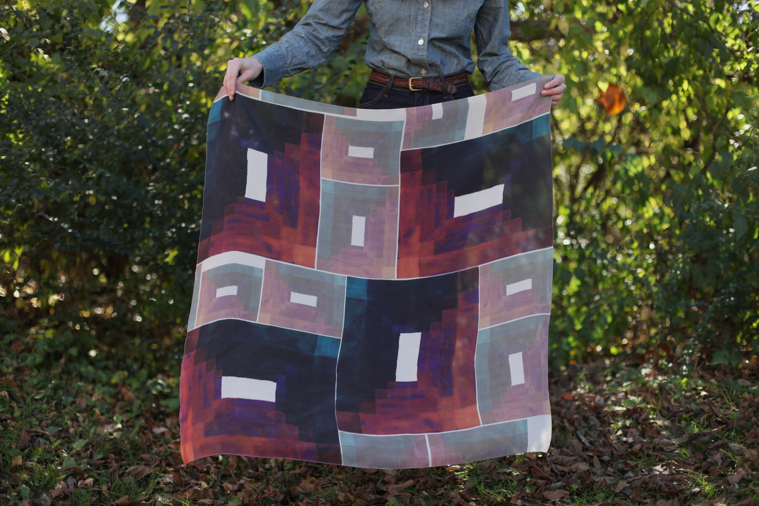 Kaleidoscope Scarf by inks+thread