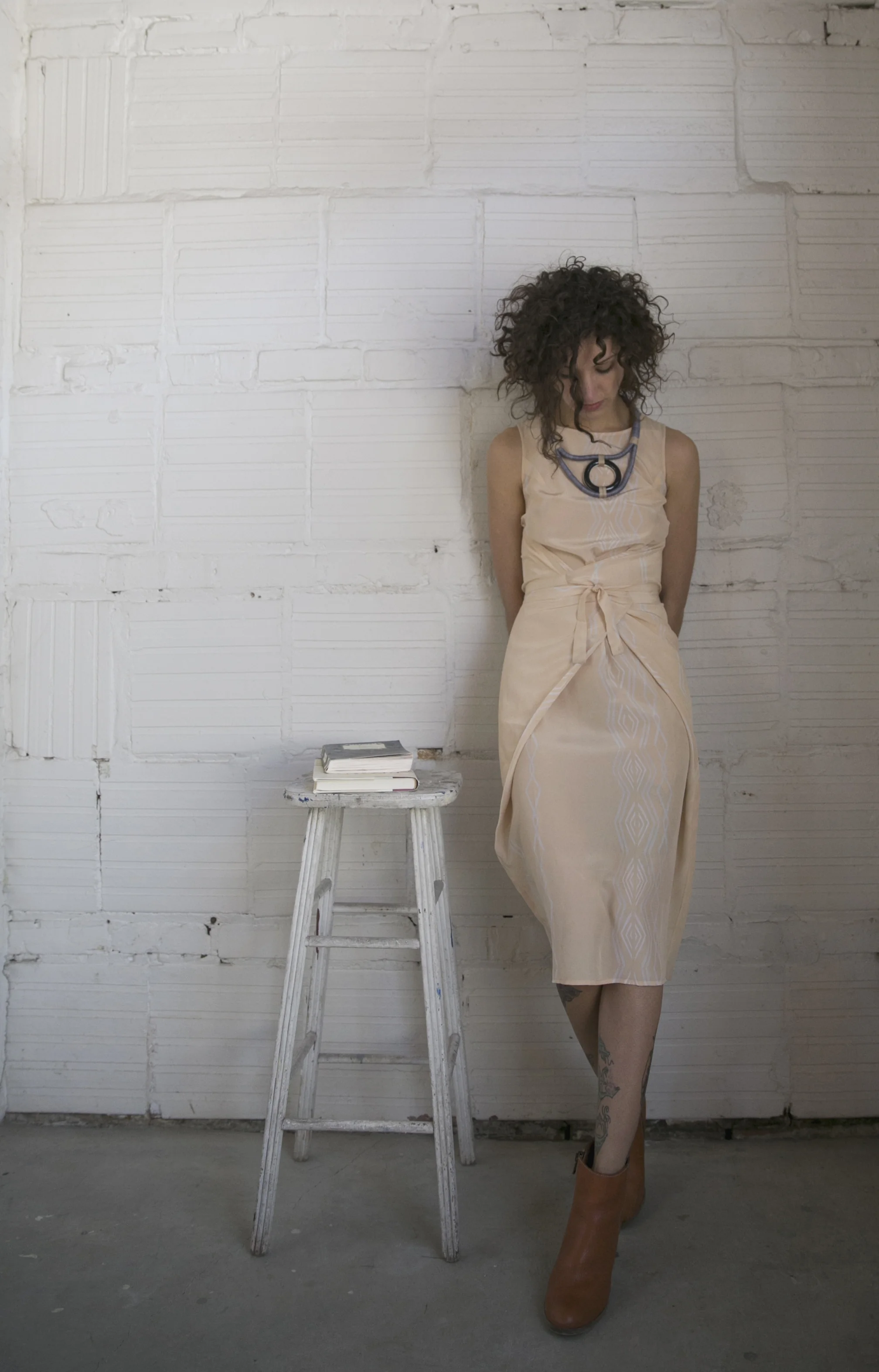 LB - Truss Dress peach.jpg