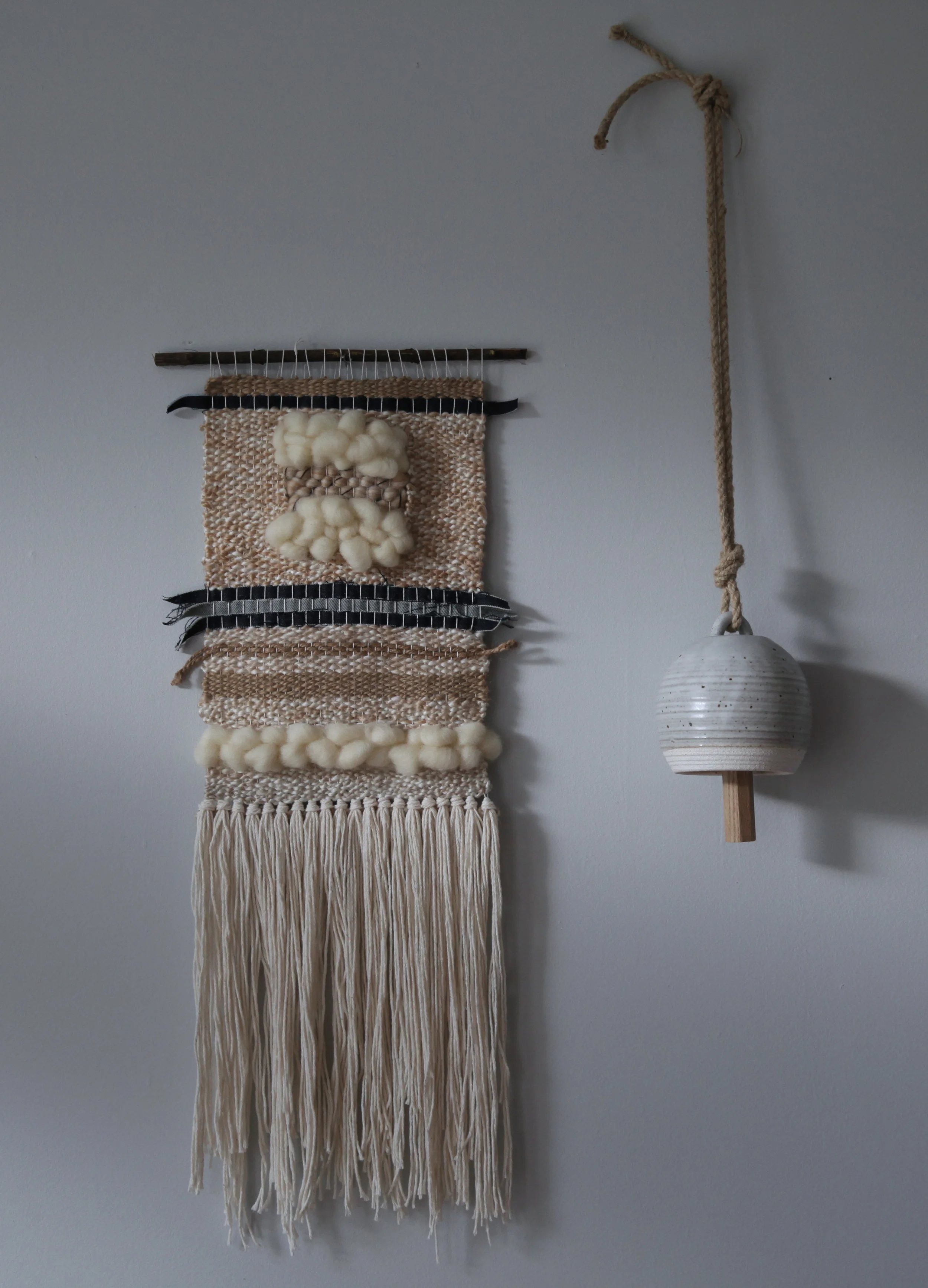 NÅDE STUDIO Custom Weaving using naturally dyed and food waste dyed fiber. Made in Tennessee. 