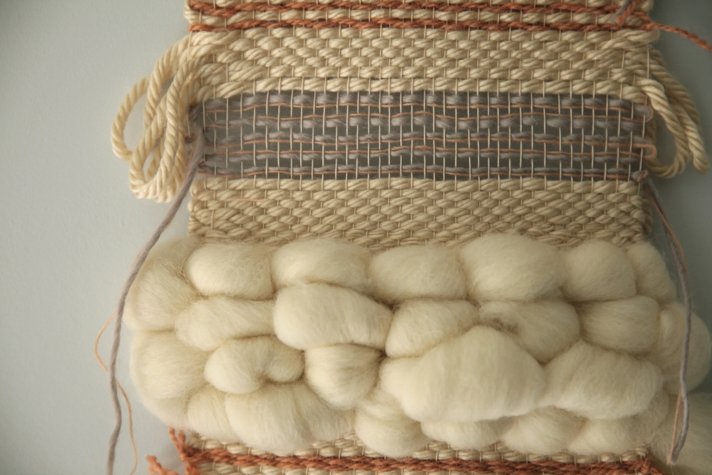 NÅDE STUDIO Custom Weaving using naturally dyed and food waste dyed fiber. Made in Tennessee. 