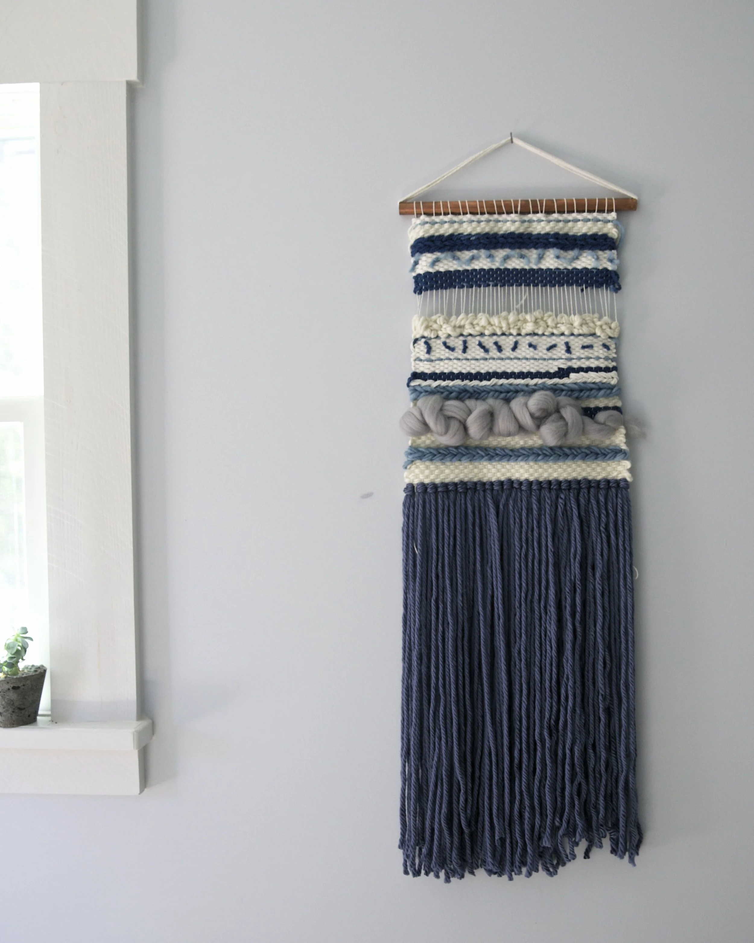 NÅDE STUDIO Custom Weaving using naturally dyed and food waste dyed fiber. Made in Tennessee.