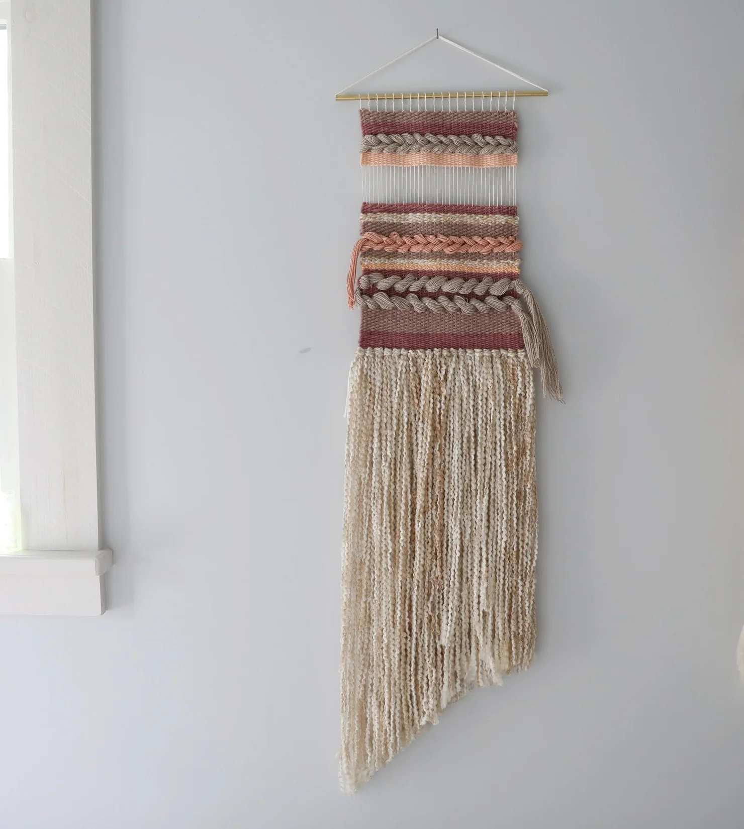 NÅDE STUDIO Custom Weaving using naturally dyed and food waste dyed fiber. Made in Tennessee. 