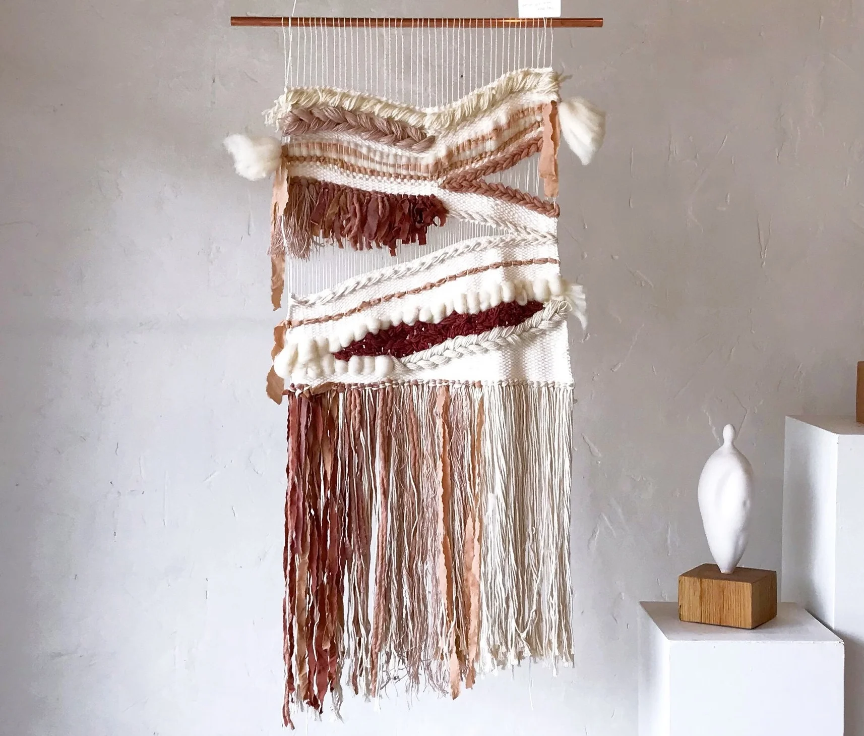 Study in Blush using Avocado Pits as Dye Material