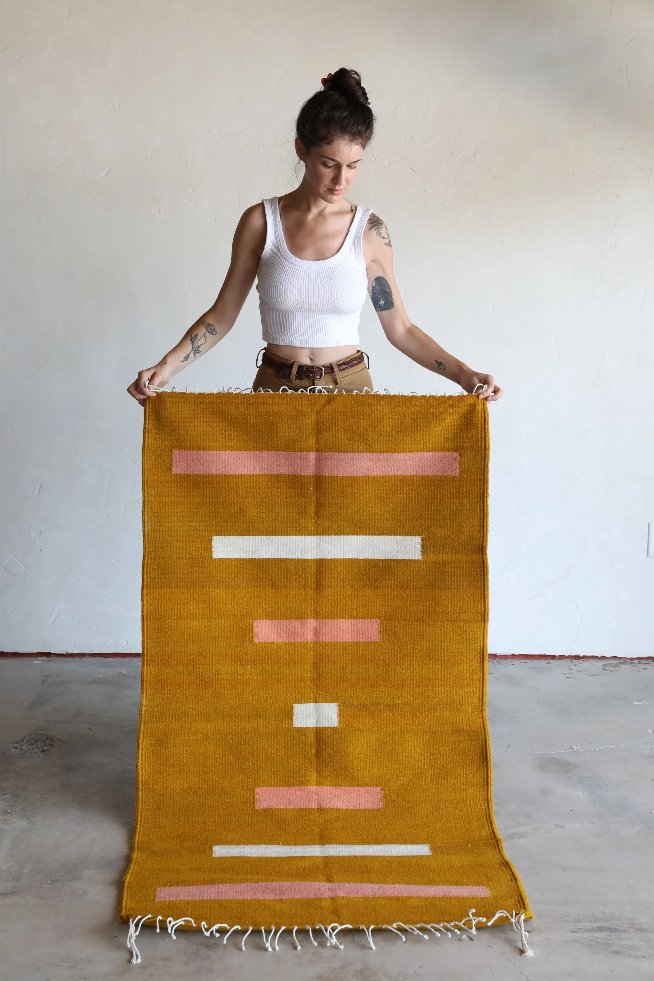 Gold Caravan Rug by NÅDE STUDIO