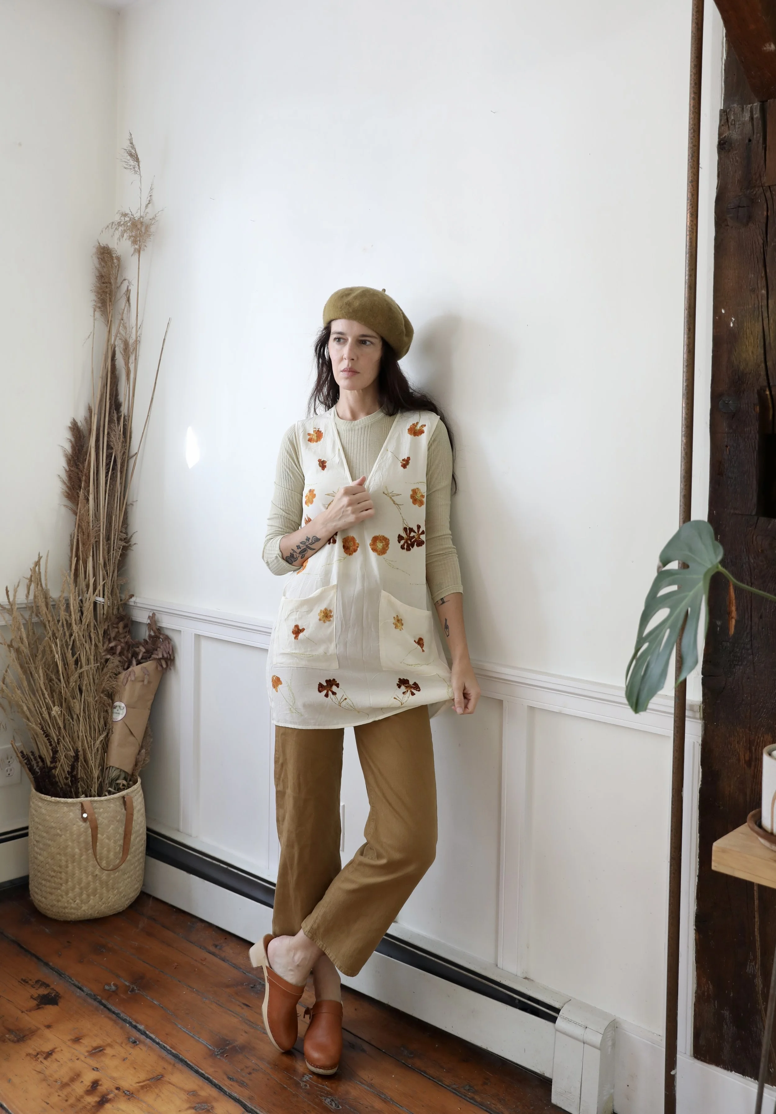 Eco-Printed Artist Tunic