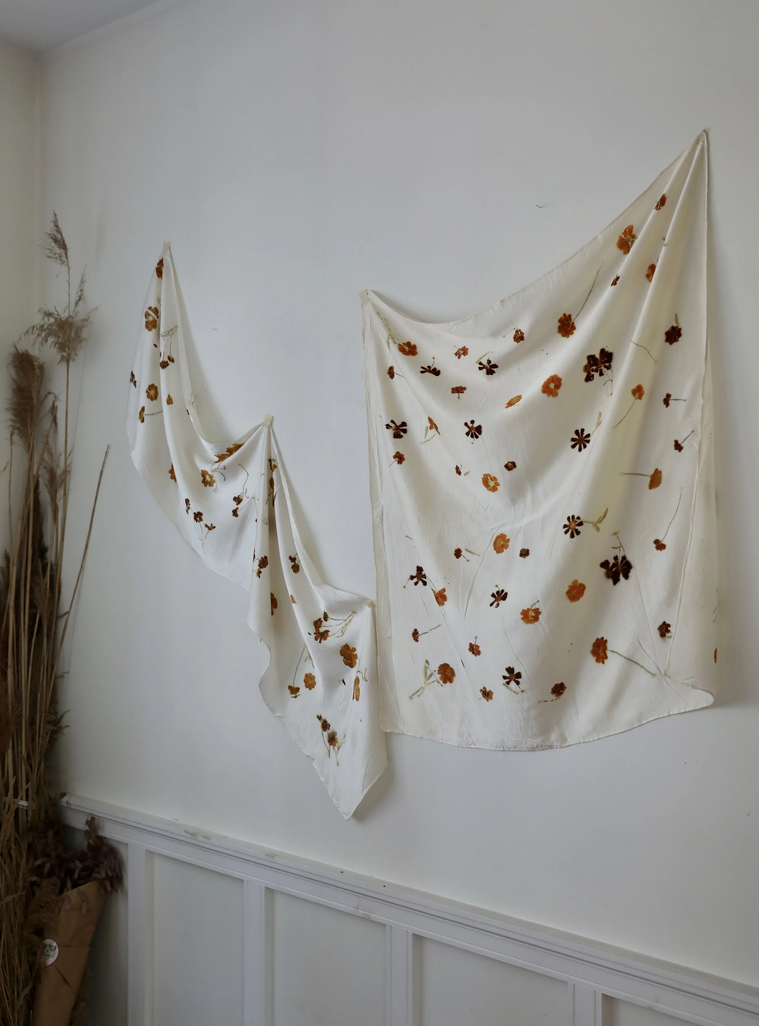 Flower Power Silk Scarf