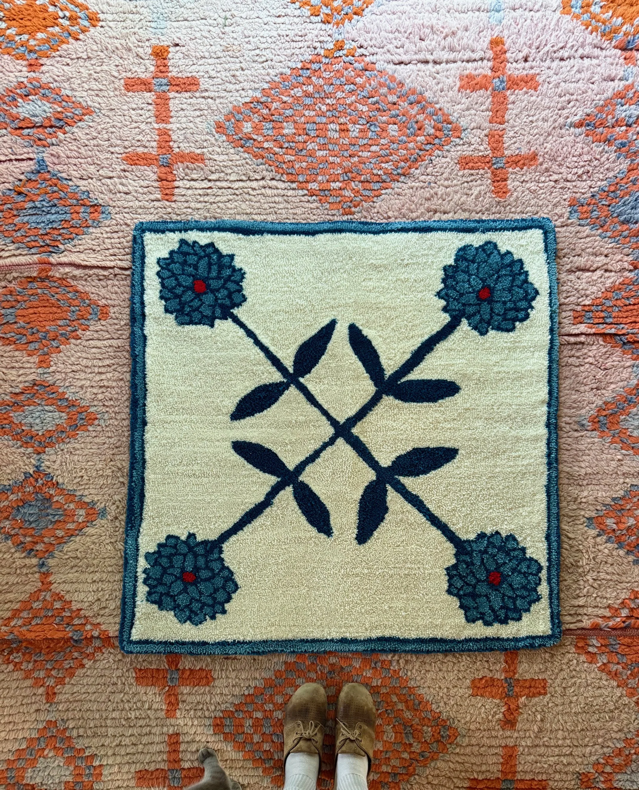 Made-to-Order Dahlia Rug, Square