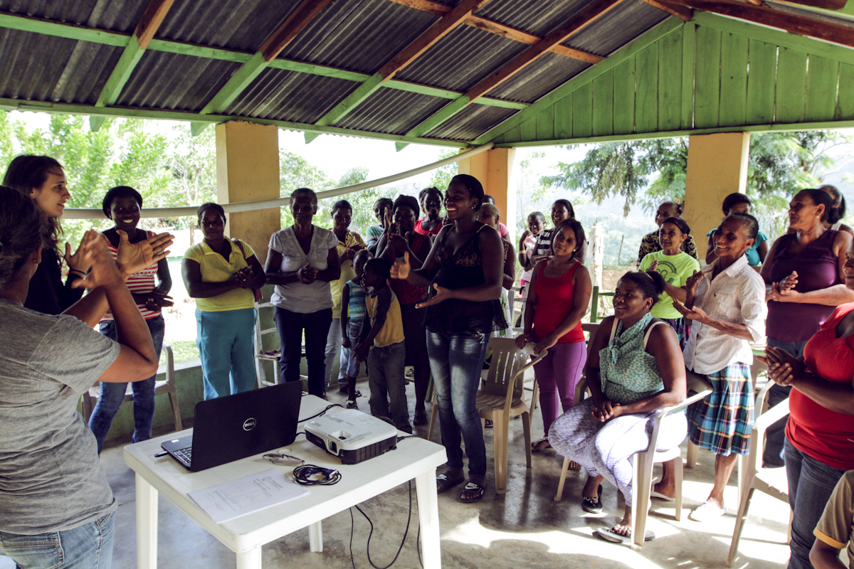 The women come ready to learn and take their own health into their hands.