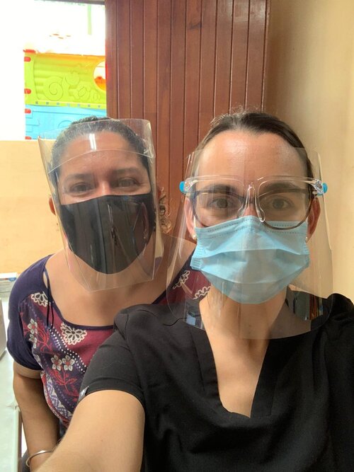 Tatiana and Doctor Karen wearing mask.jpg